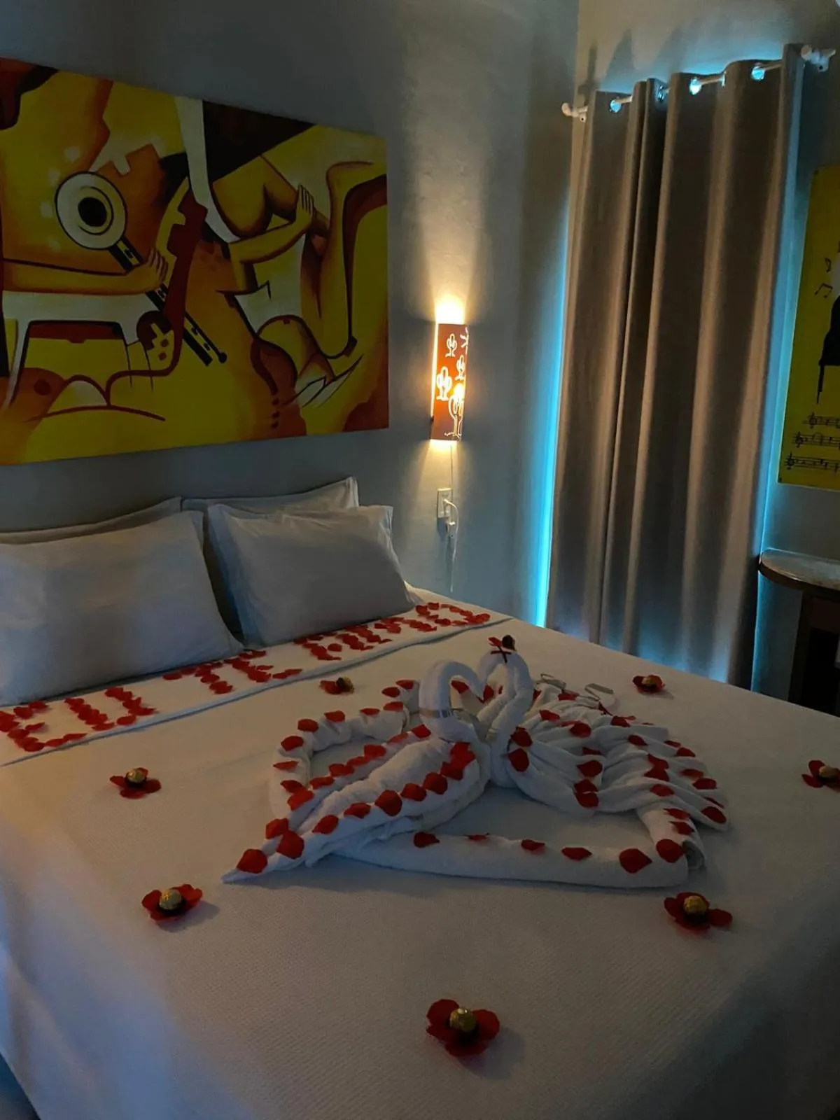 Bedroom, Bed in Hotel Encontro do Sol