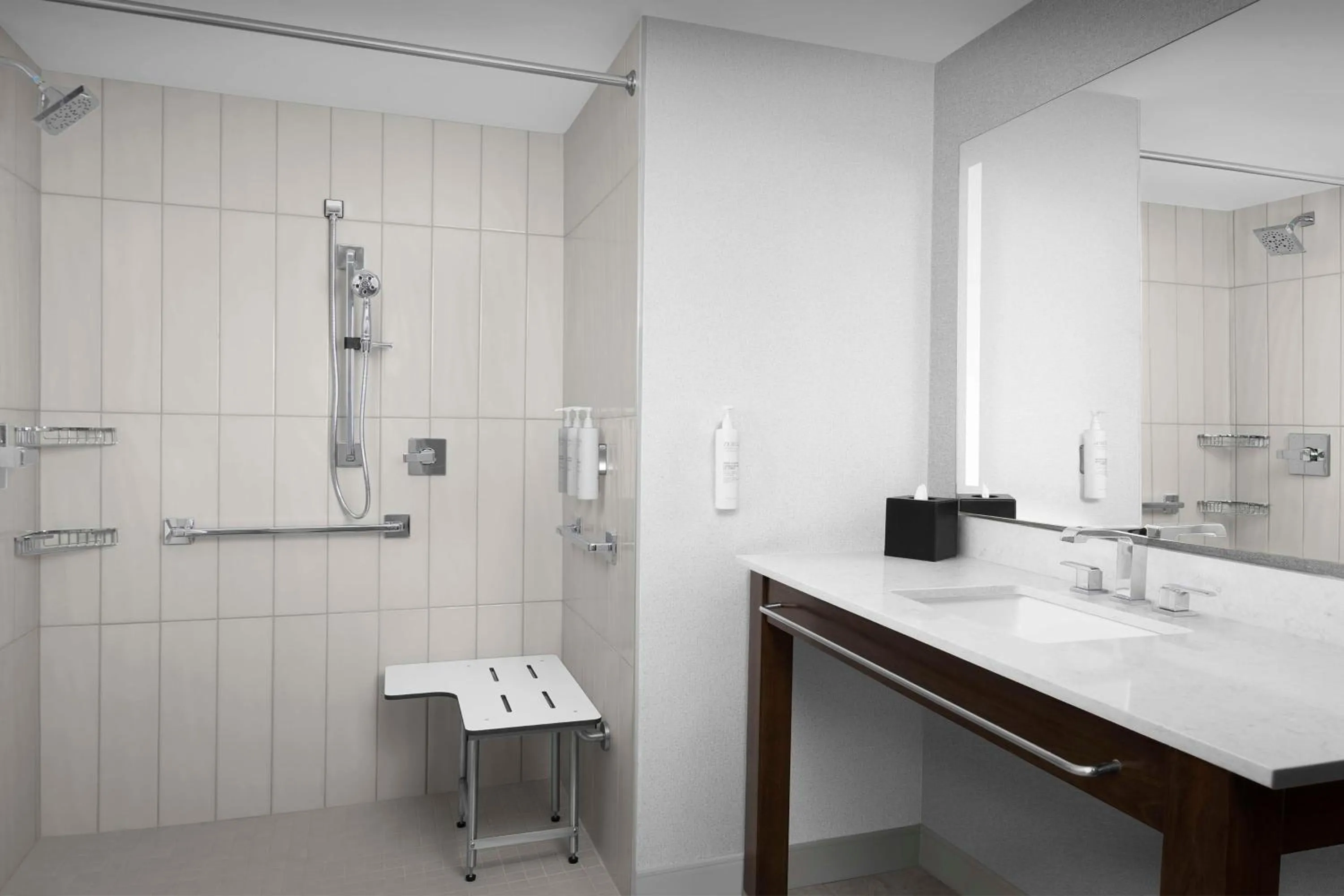 Bathroom in Embassy Suites Atlanta - Kennesaw Town Center