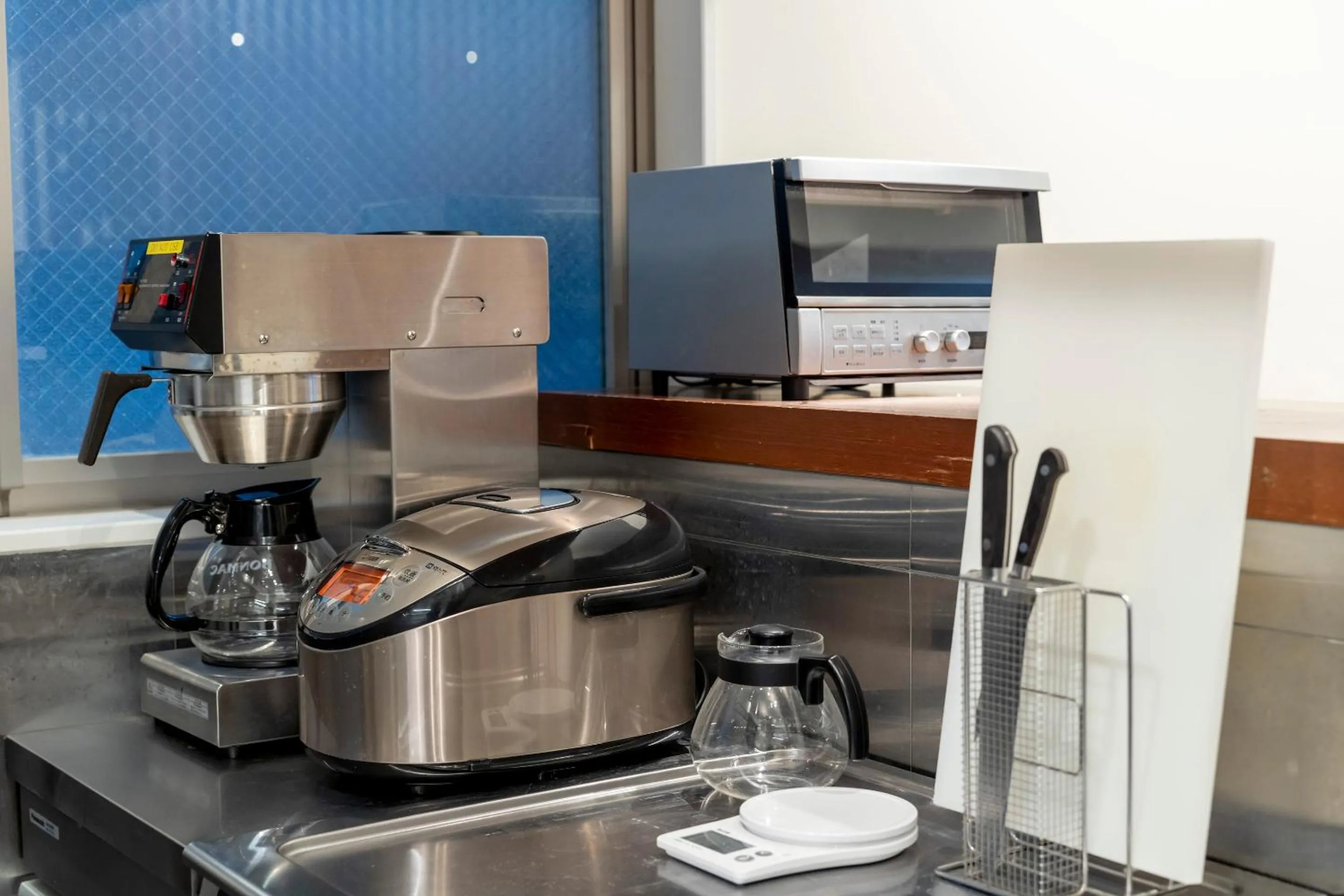 Communal kitchen in RESI STAY Jisco Hotel Kyoto Goshonishi