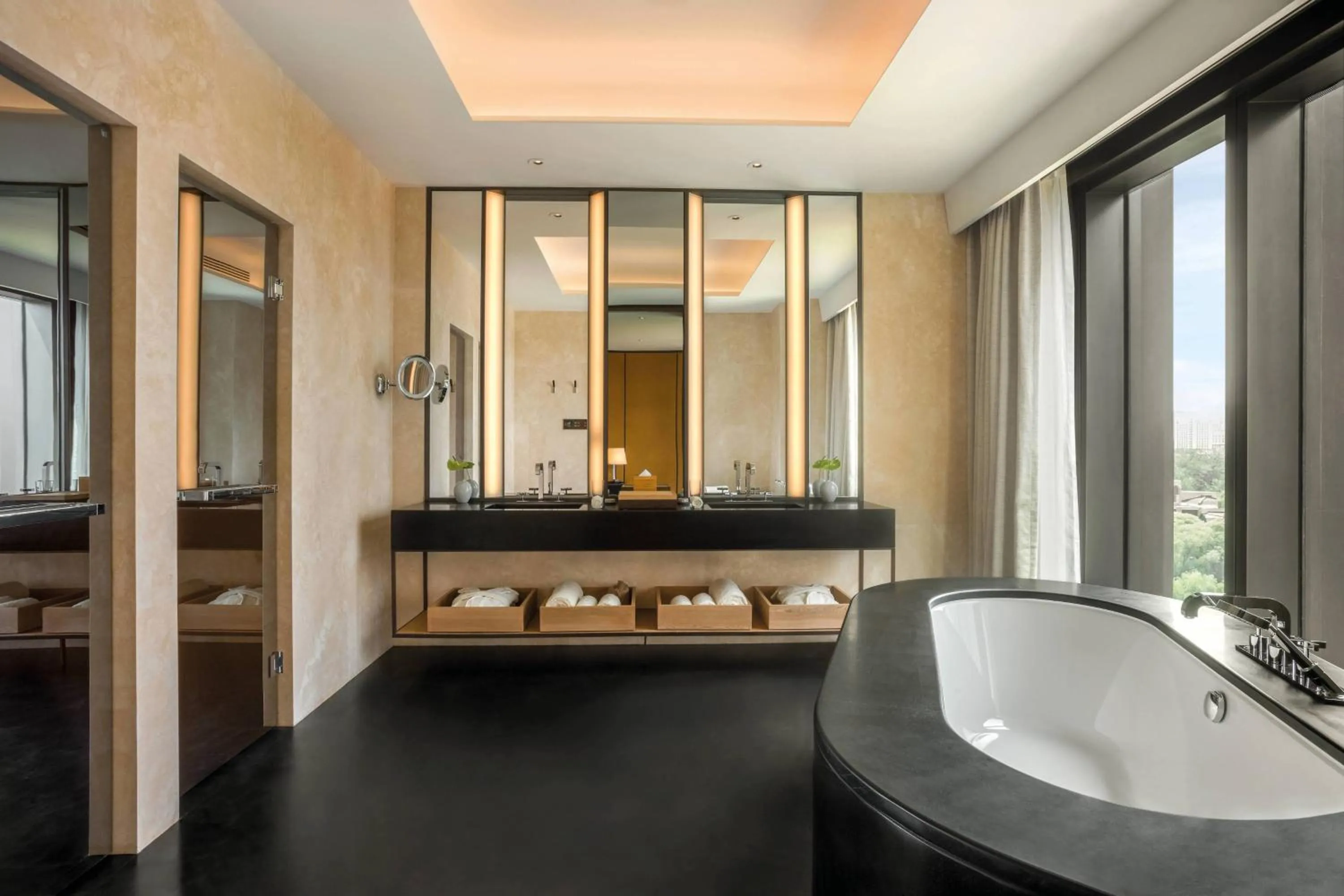 Bathroom in Bvlgari Hotel Beijing