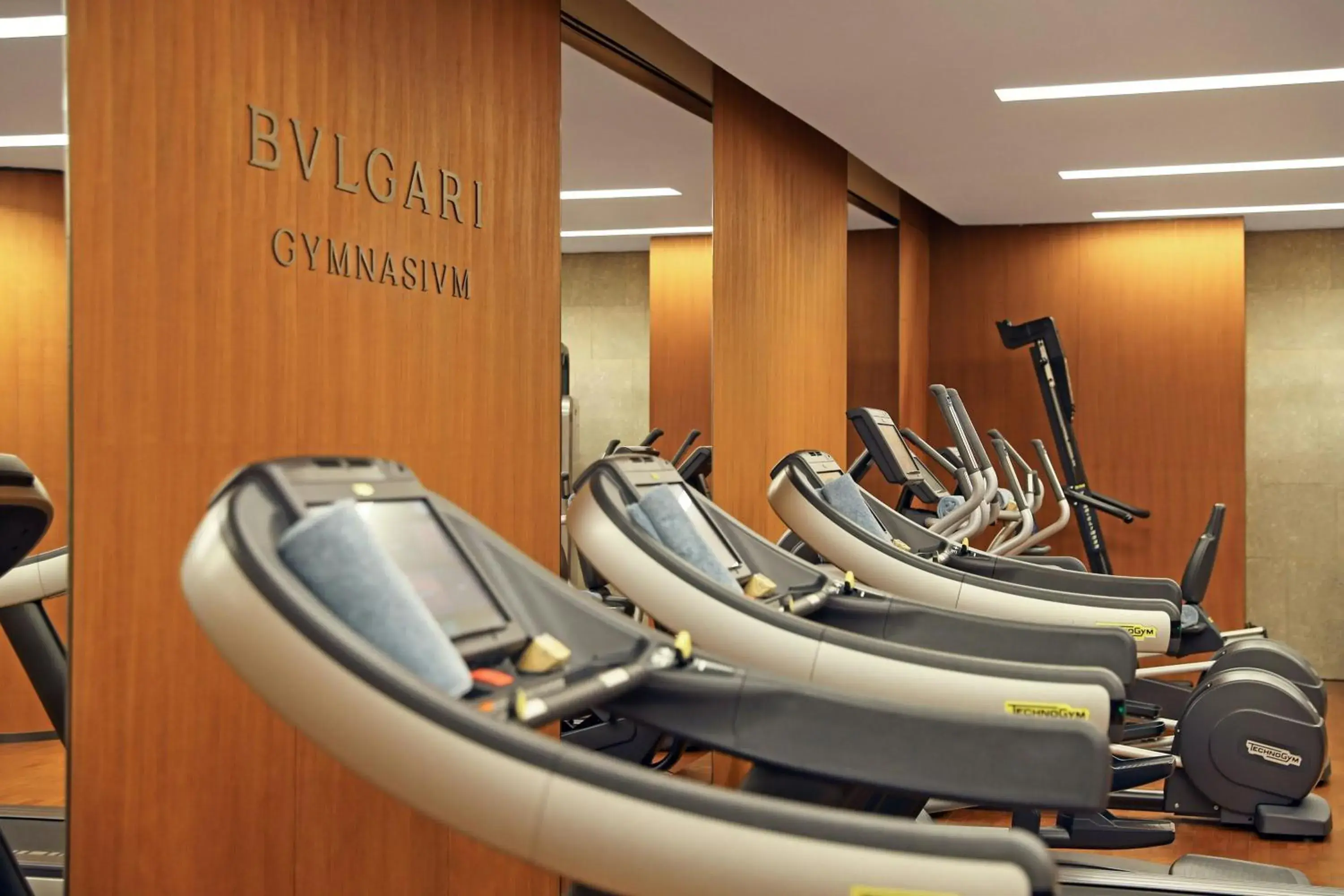 Fitness centre/facilities in Bvlgari Hotel Beijing Fitness centre/facilities in Bvlgari Hotel Beijing