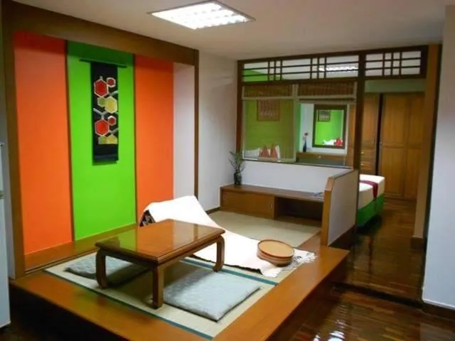 Living room in B.S. Court Hotel Sathorn