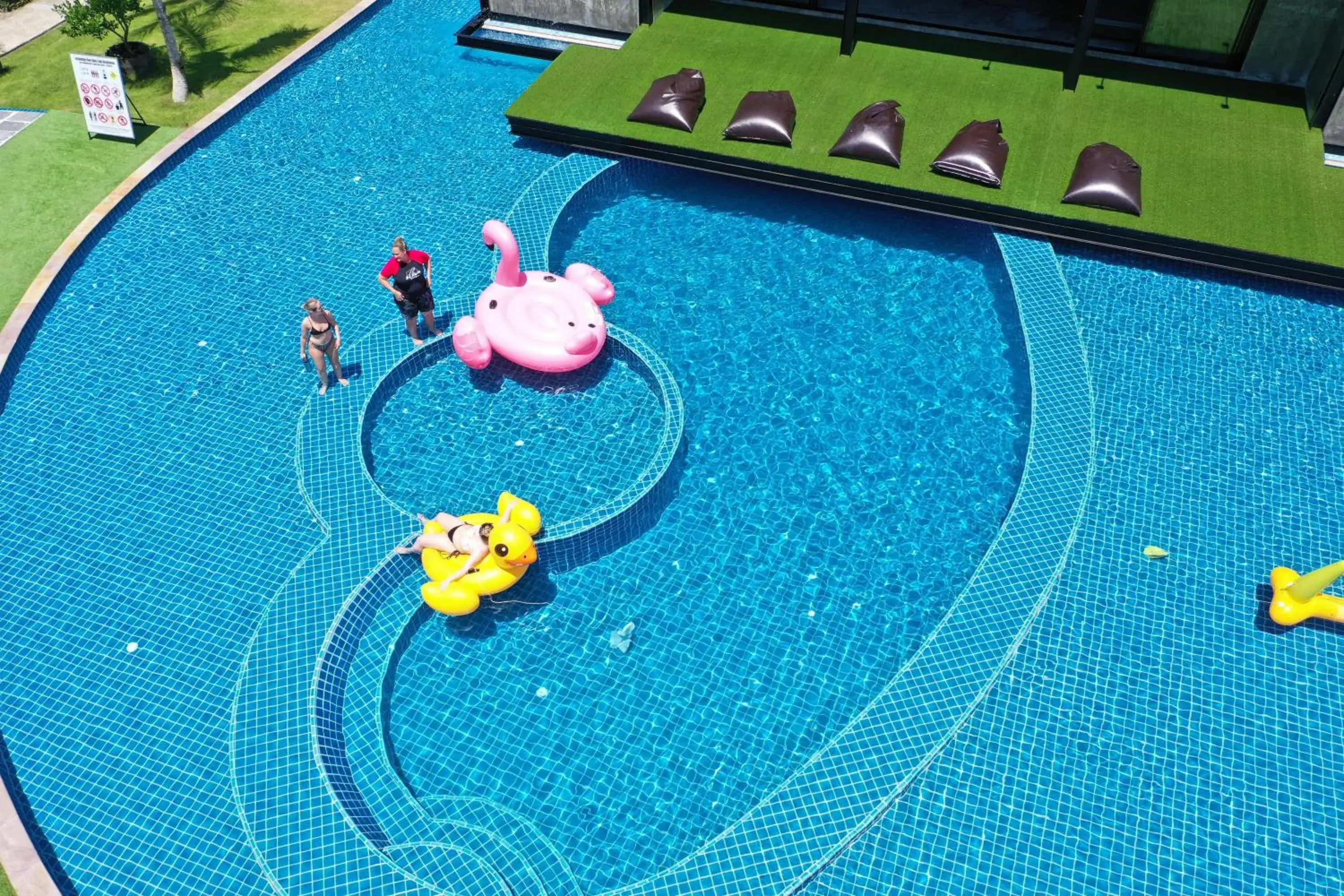 Pool view in Phi Phi Andaman Legacy Resort Pool view in Phi Phi Andaman Legacy Resort