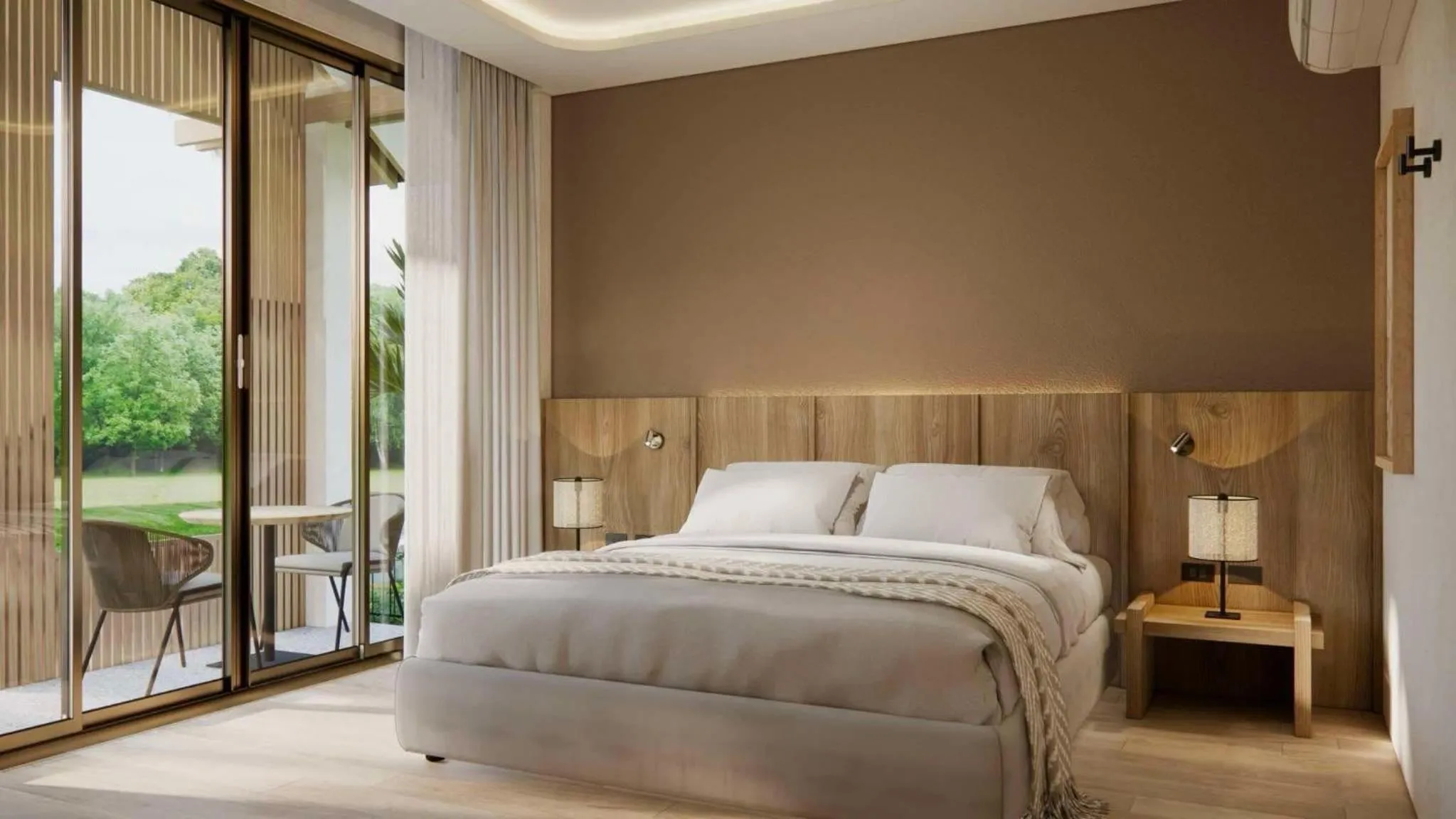 Bed in Phi Phi Andaman Legacy Resort