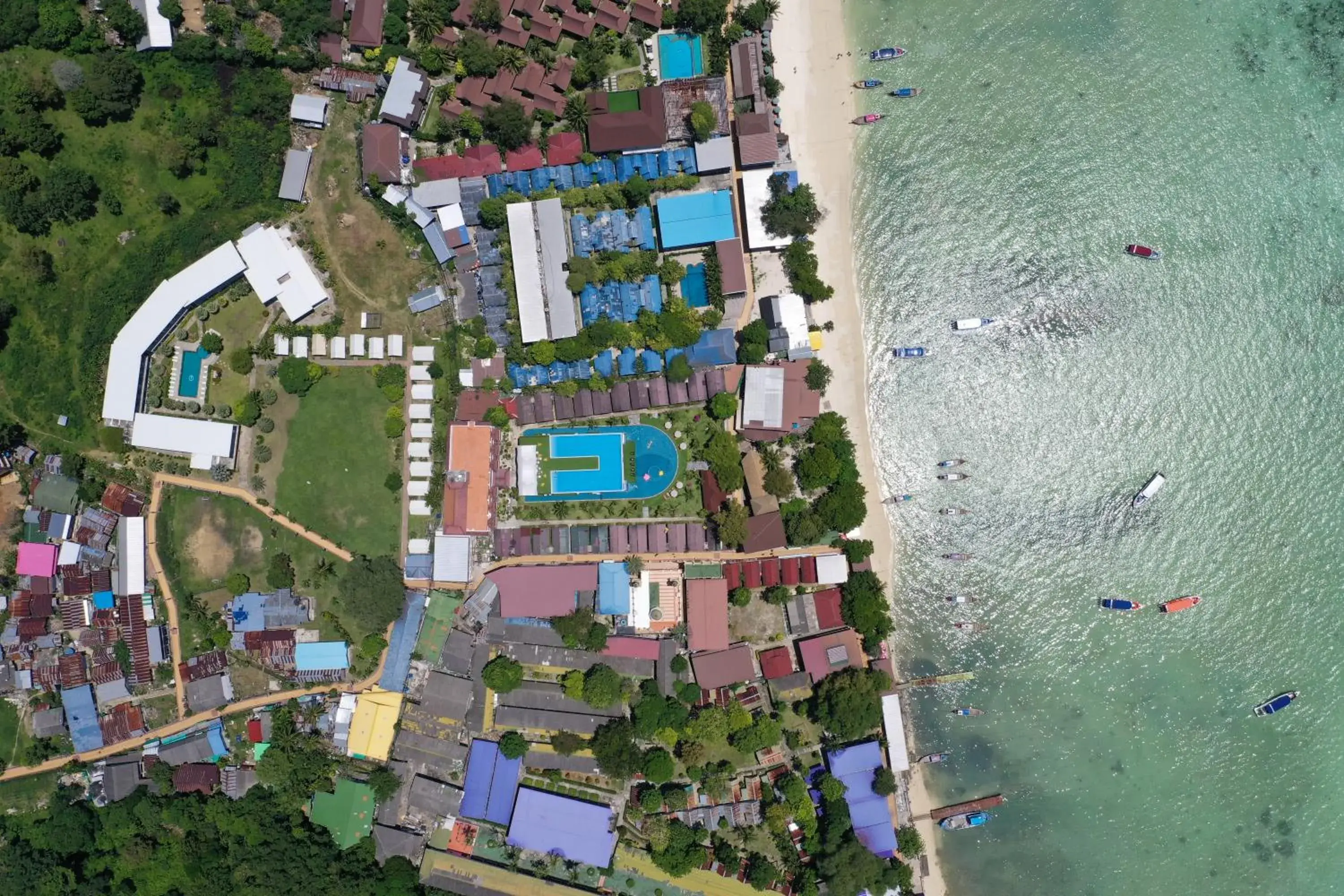 Bird's eye view in Phi Phi Andaman Legacy Resort Bird's eye view in Phi Phi Andaman Legacy Resort