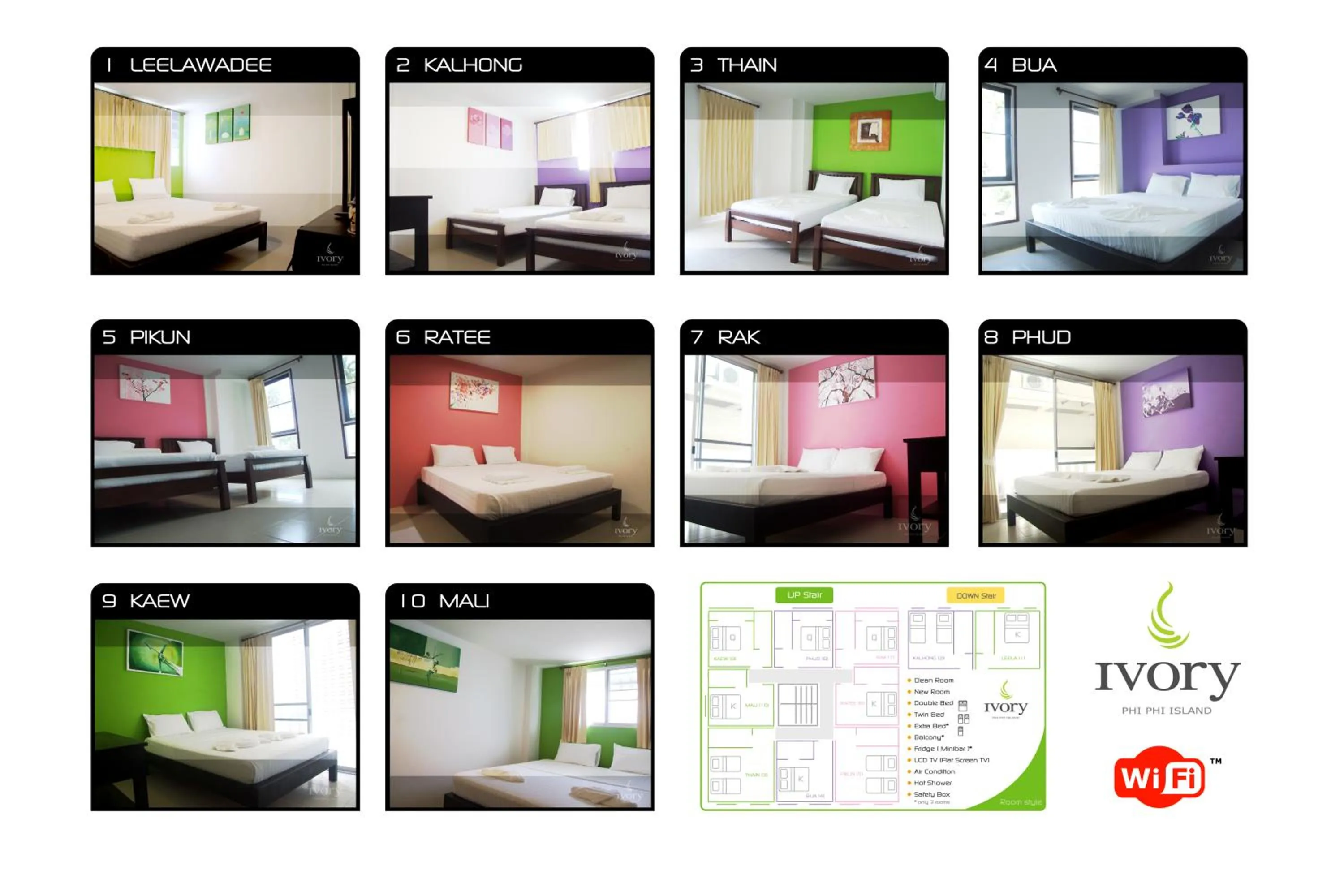 Property building, Bed in Ivory Phi Phi Island