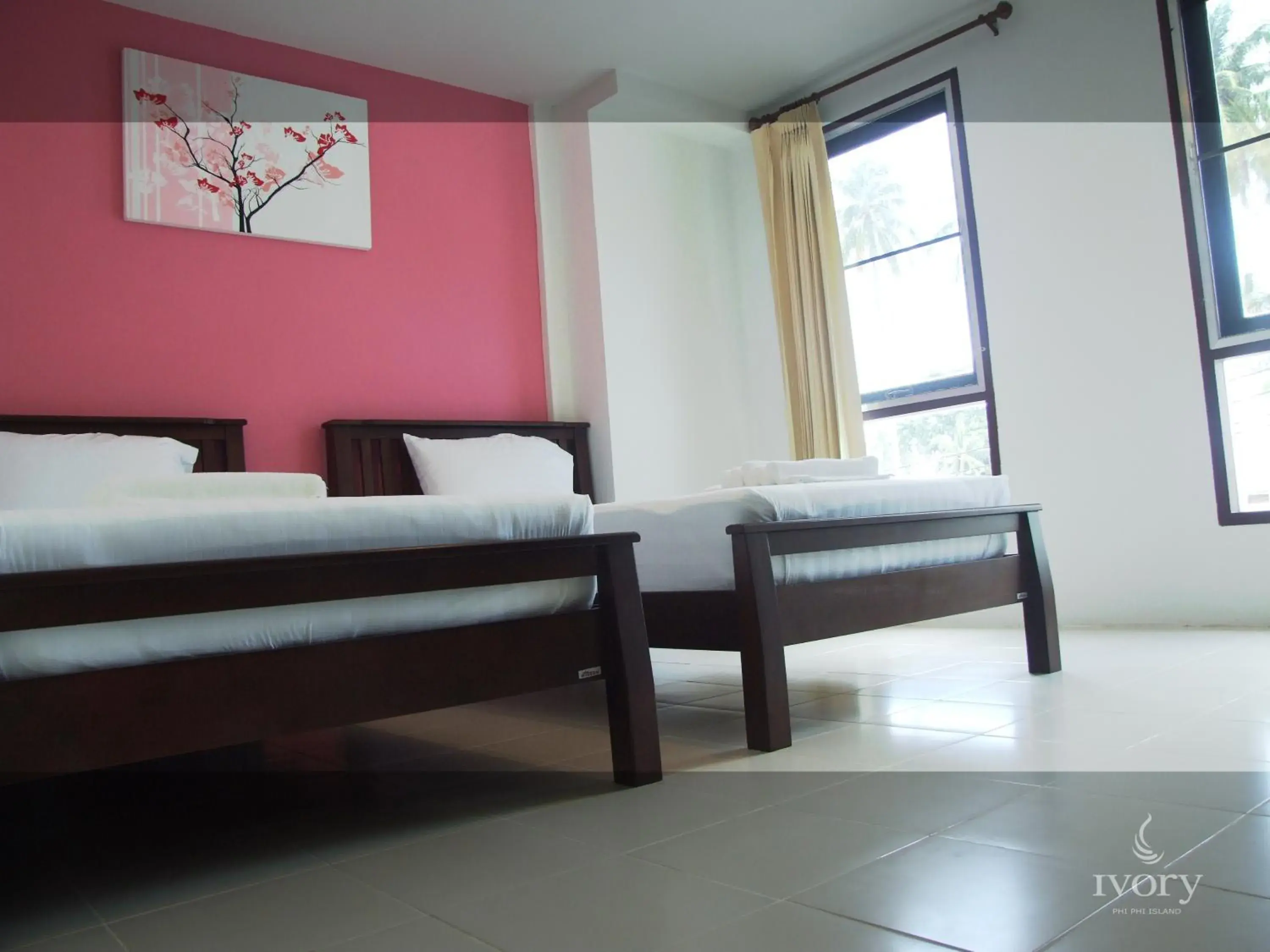 Bed in Ivory Phi Phi Island Bed in Ivory Phi Phi Island