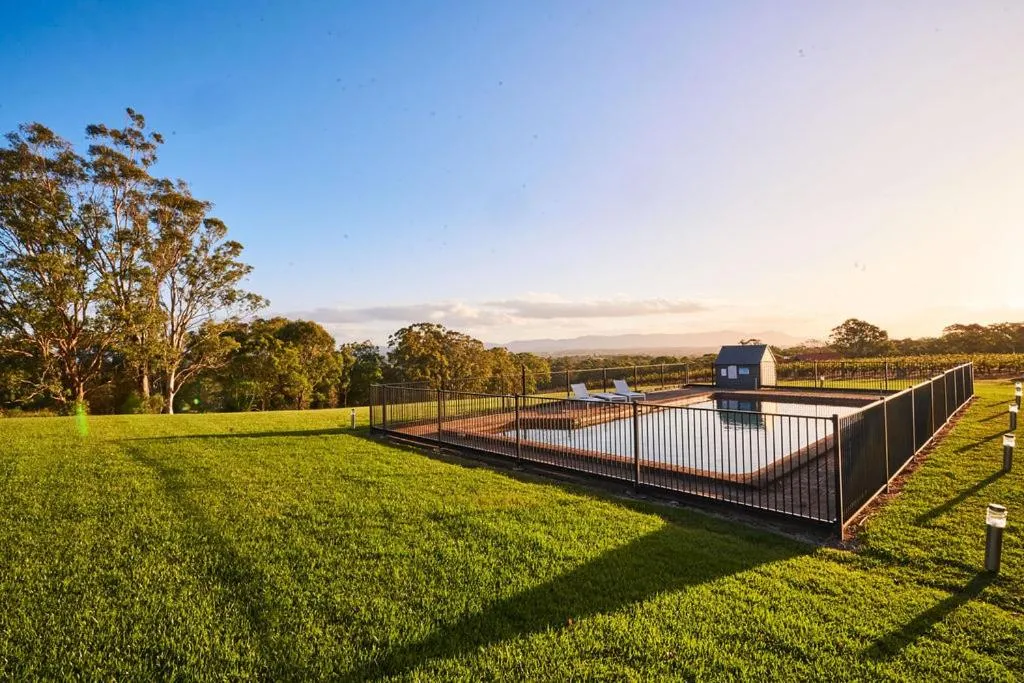 Pool view in Wandin Valley Estate