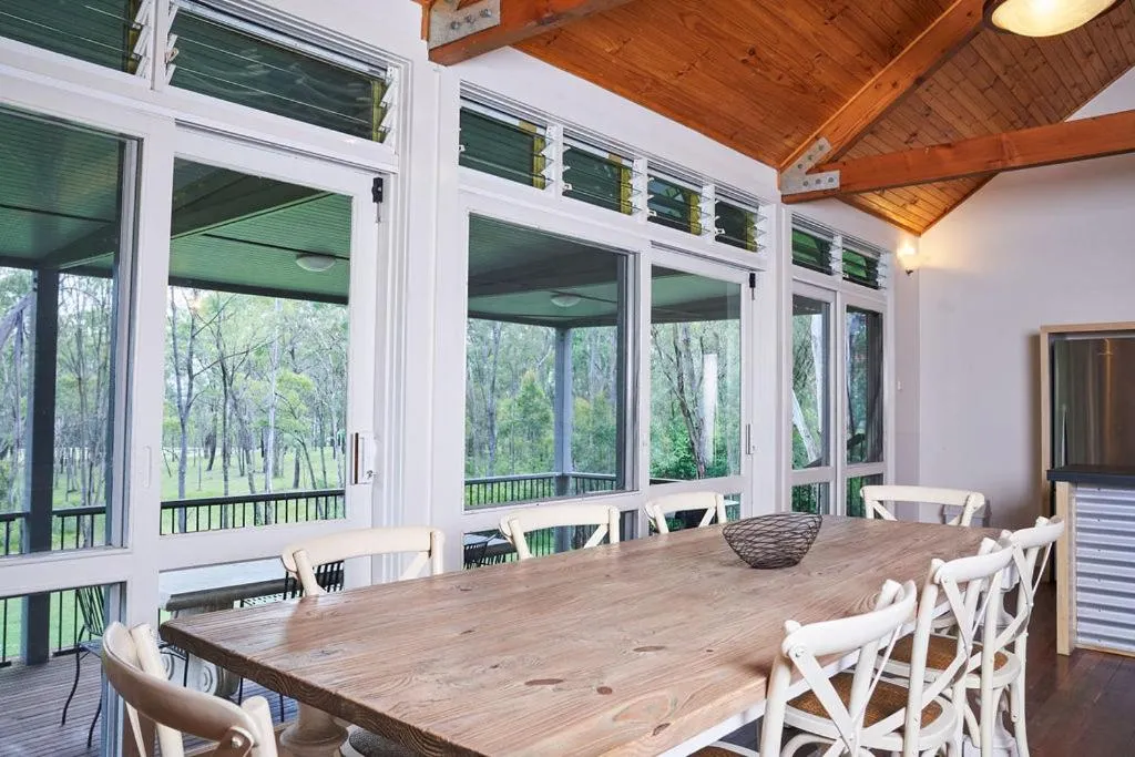 Dining area in Wandin Valley Estate