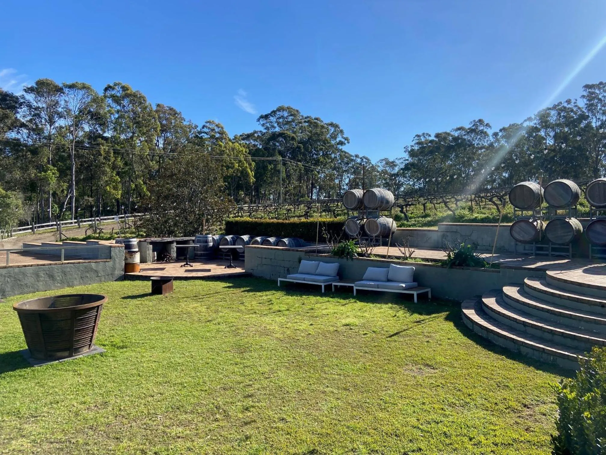 Natural landscape in Wandin Valley Estate