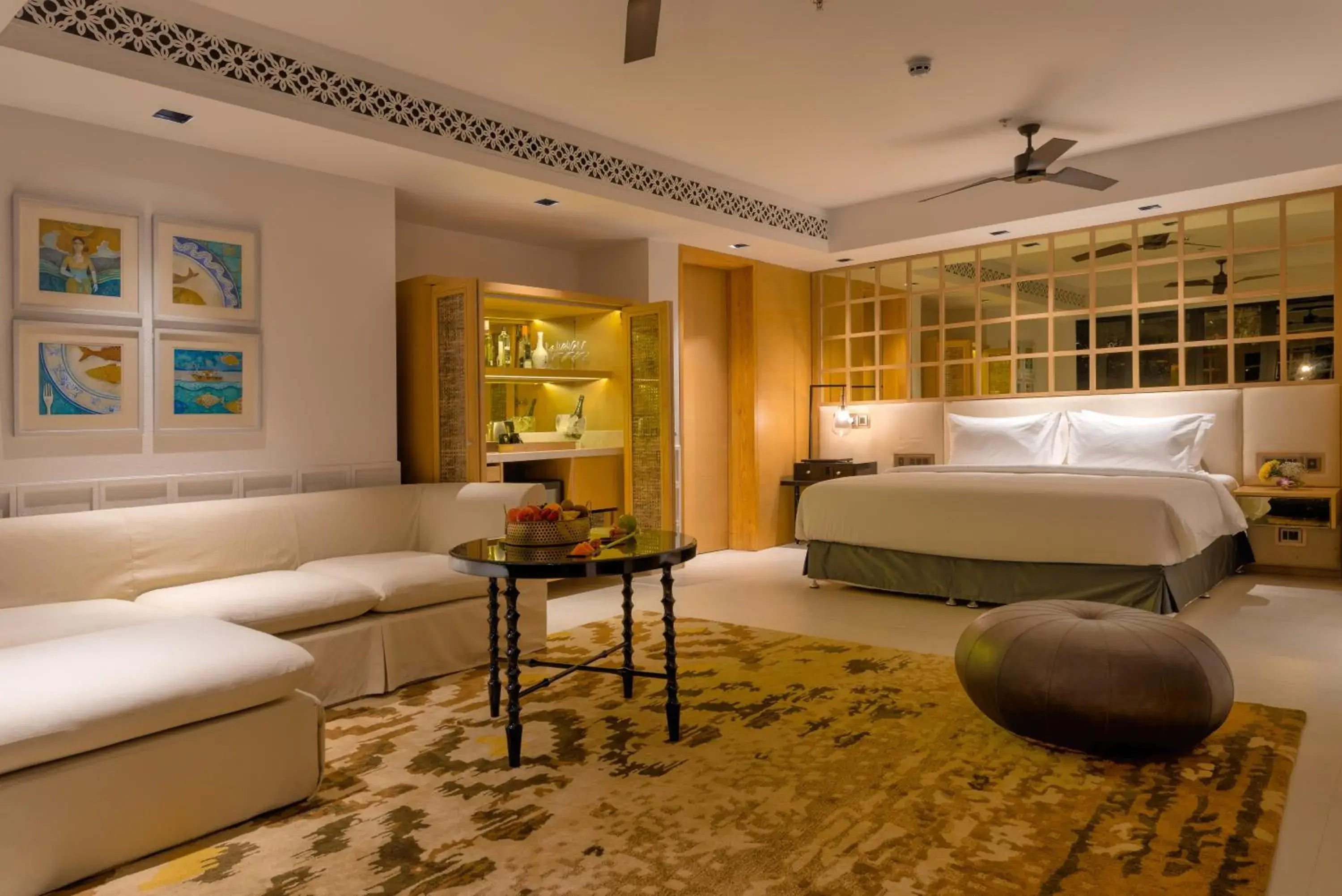 View (from property/room), Bed in Azaya Beach Resort Goa View (from property/room), Bed in Azaya Beach Resort Goa