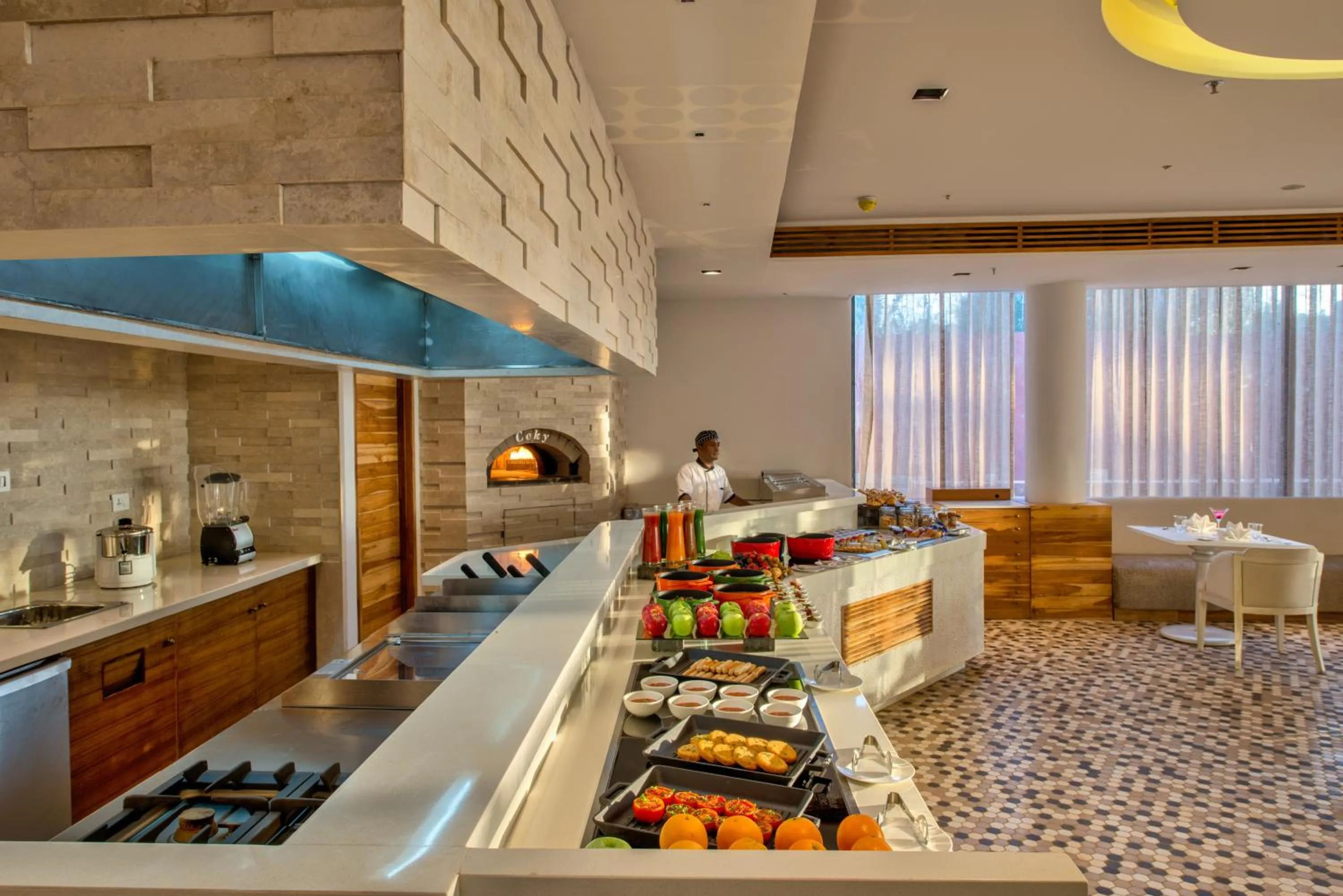 Breakfast in Azaya Beach Resort Goa