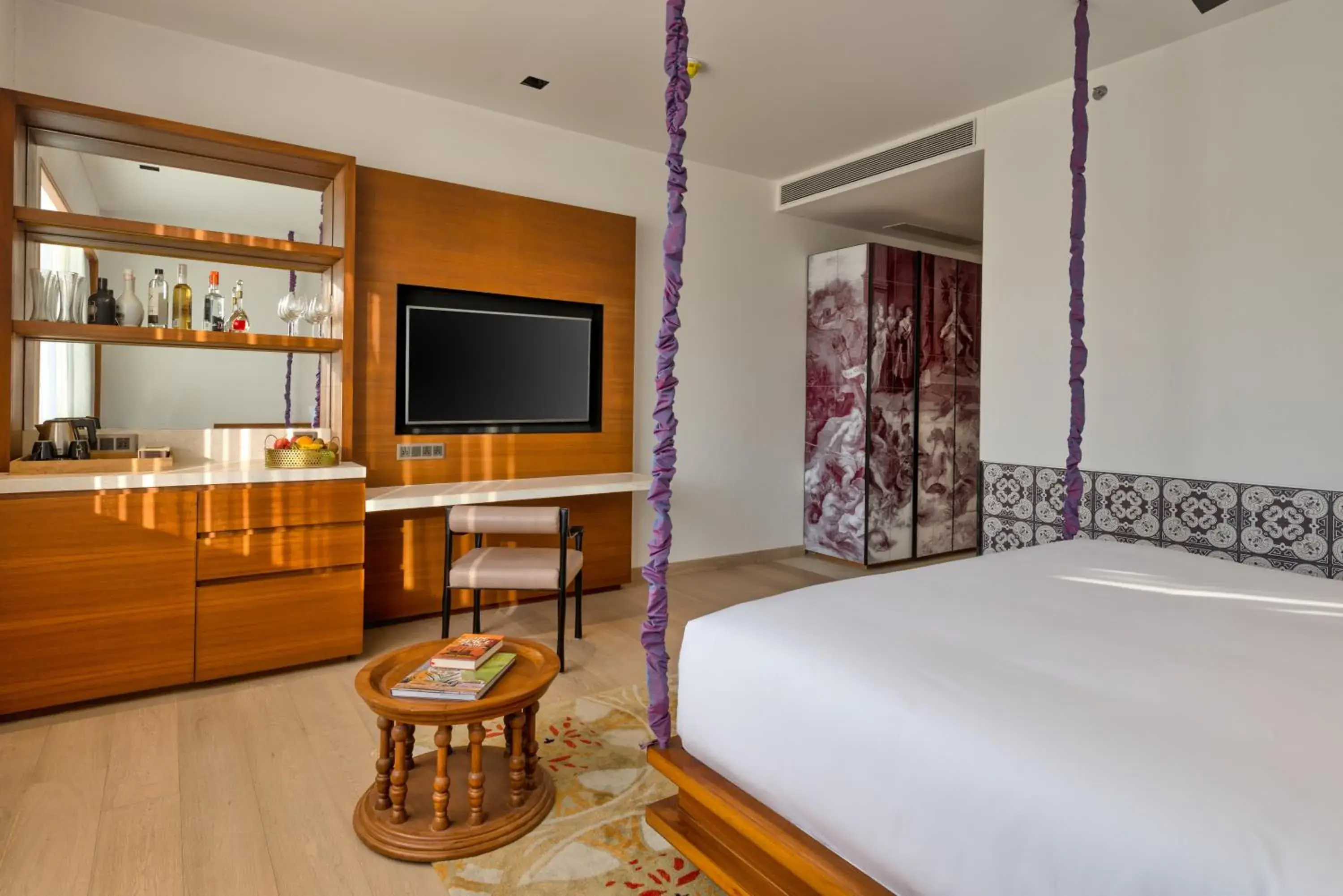 View (from property/room), Bed in Azaya Beach Resort Goa View (from property/room), Bed in Azaya Beach Resort Goa