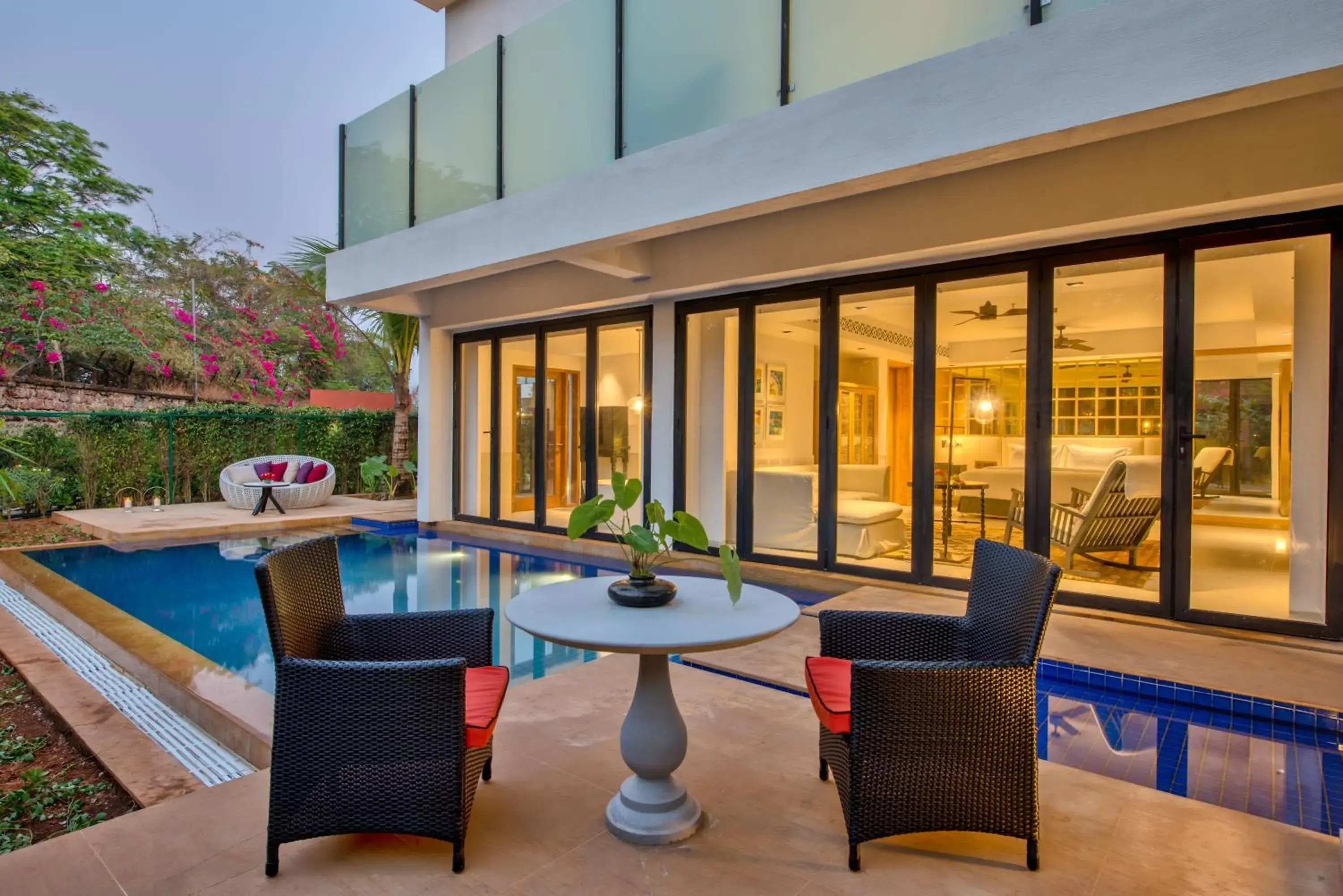 Premium Pool Villa with Private Pool - 20% discount on Spa & Laundry, Butler Service and All day breakfast (7 am to 7 pm) at La Concha in Azaya Beach Resort Goa Premium Pool Villa with Private Pool - 20% discount on Spa & Laundry, Butler Service and All day breakfast (7 am to 7 pm) at La Concha in Azaya Beach Resort Goa