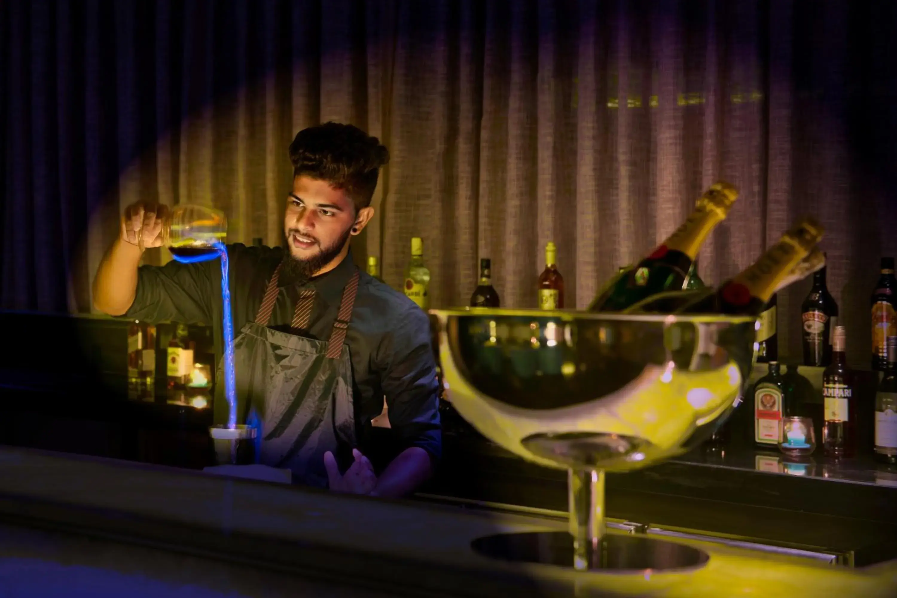 Lounge or bar in Azaya Beach Resort Goa Lounge or bar in Azaya Beach Resort Goa