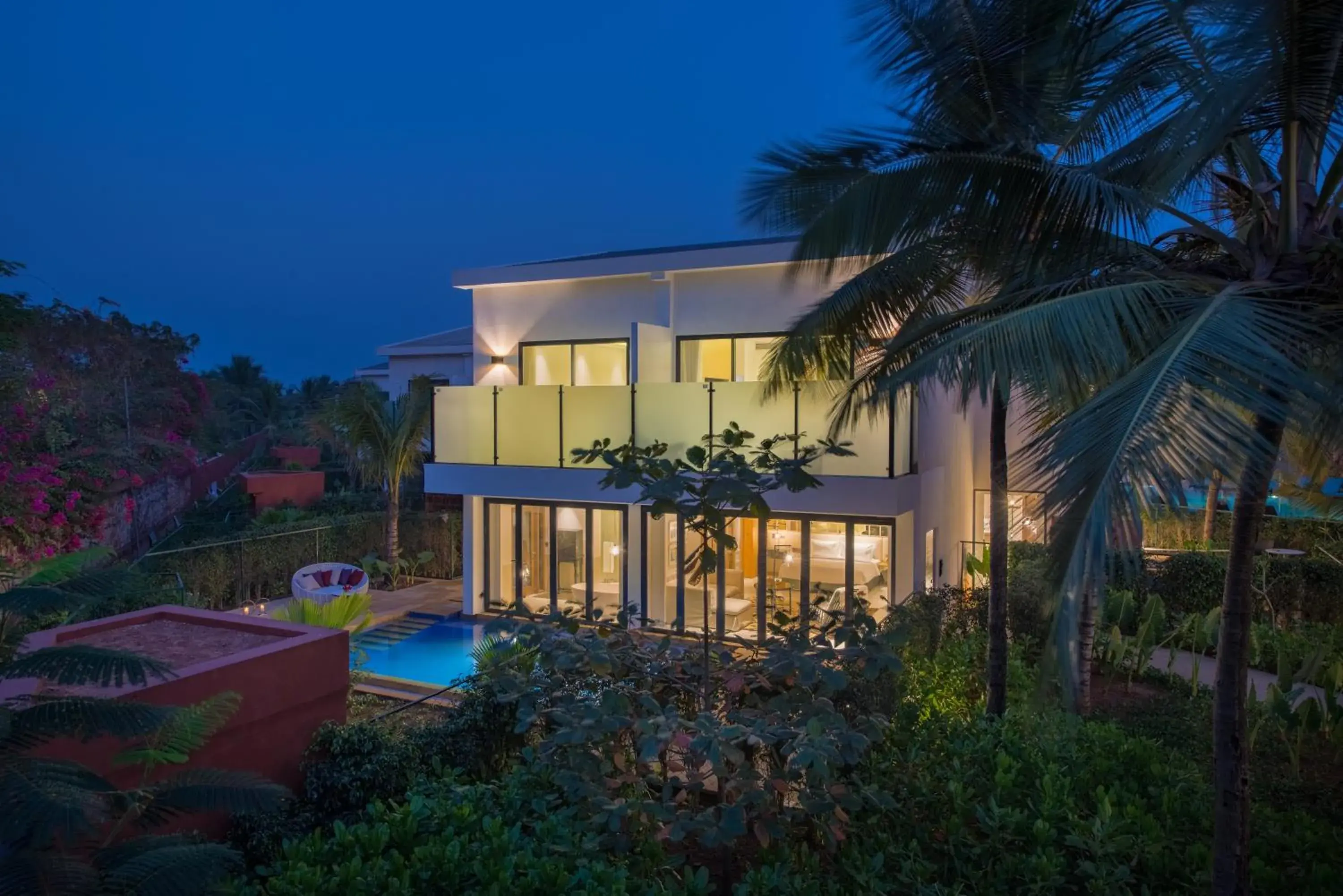 Bird's eye view in Azaya Beach Resort Goa Bird's eye view in Azaya Beach Resort Goa