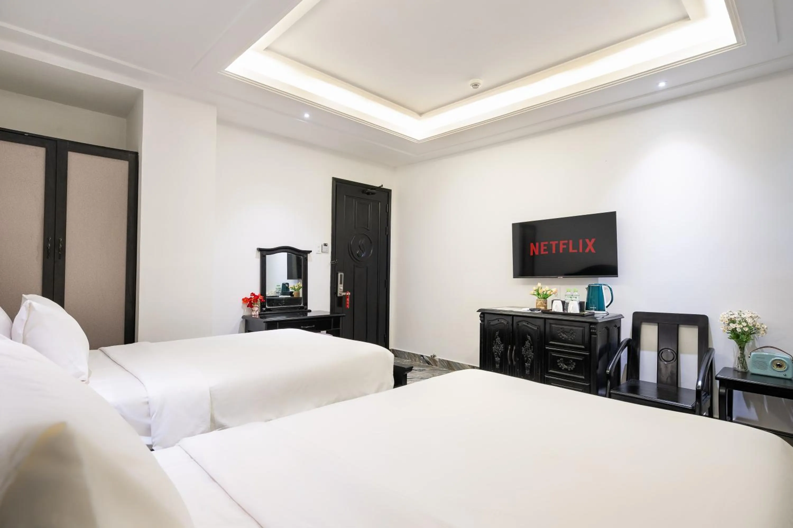 Bed in Nicecy Saigon Hotel