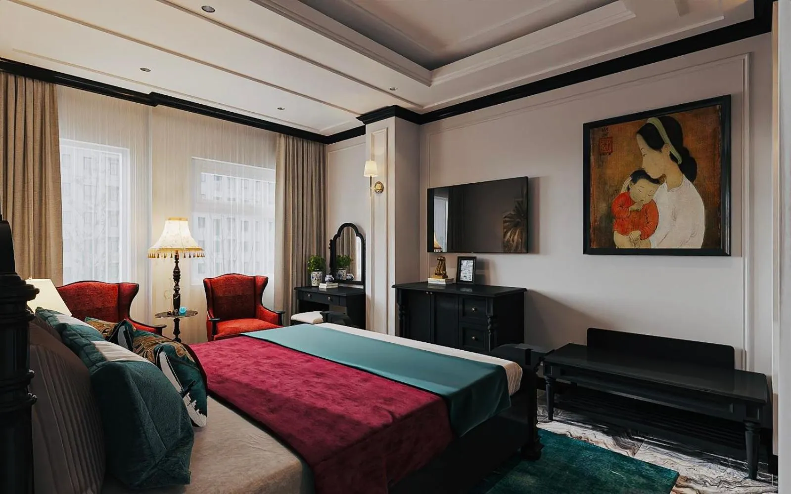 Photo of the whole room in Nicecy Saigon Hotel