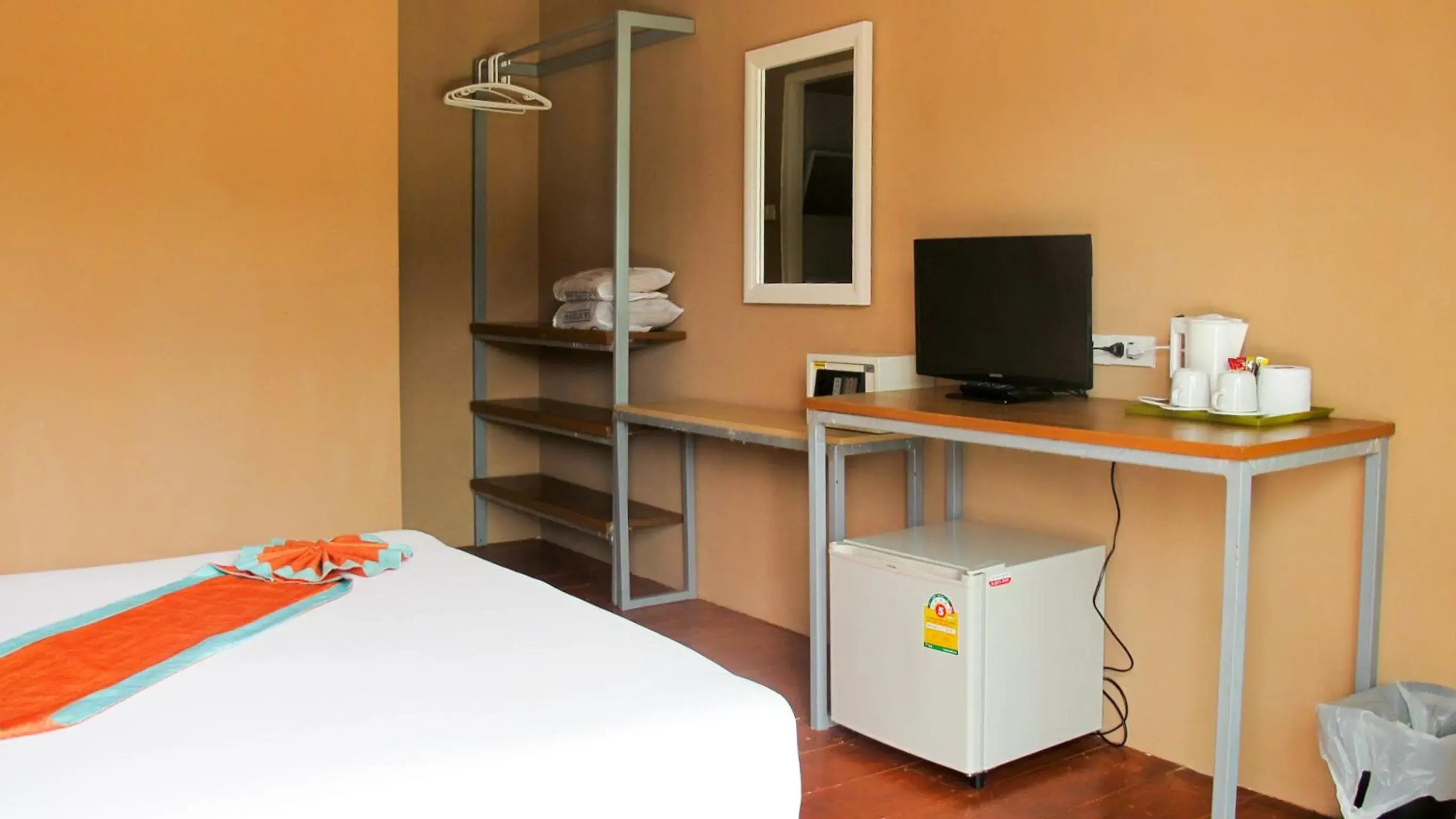 Decorative detail, Bed in Uphill Cottage Decorative detail, Bed in Uphill Cottage