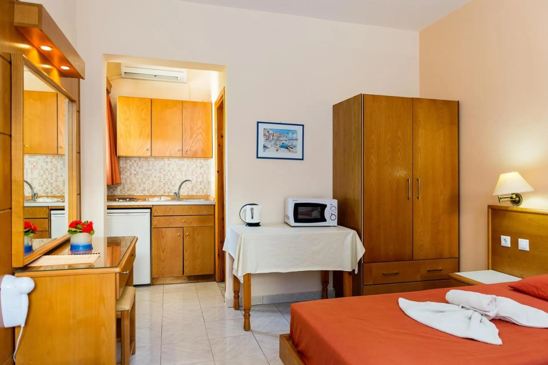 Bed in Summer Memories Aparthotel