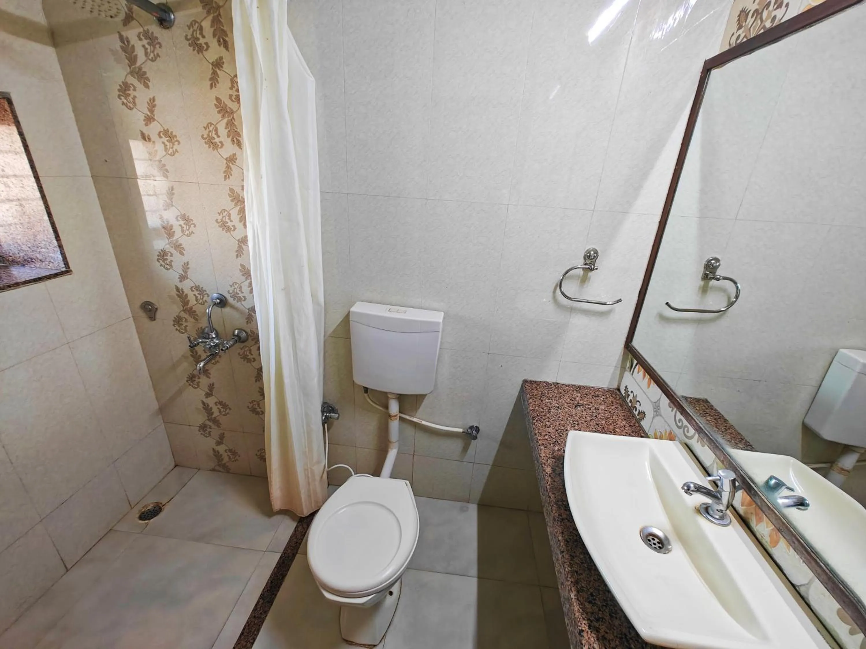 Shower in Hotel Saraswati