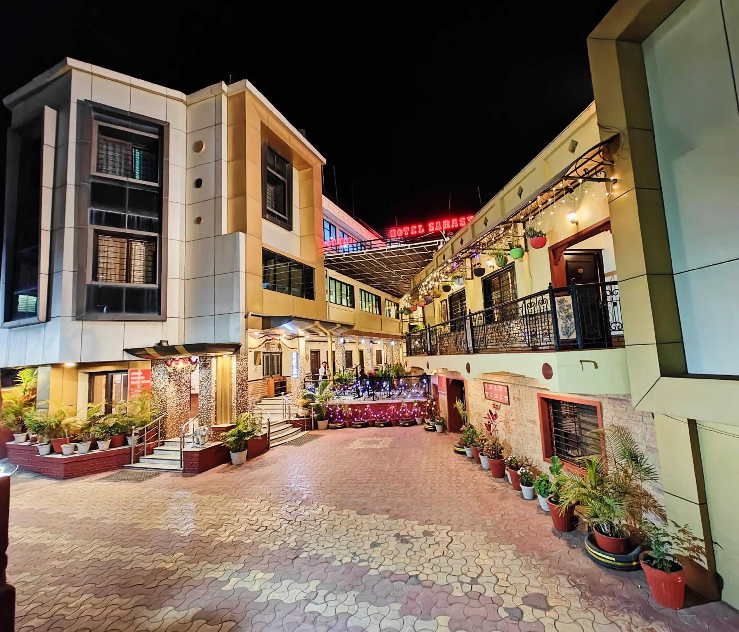 Property building in Hotel Saraswati