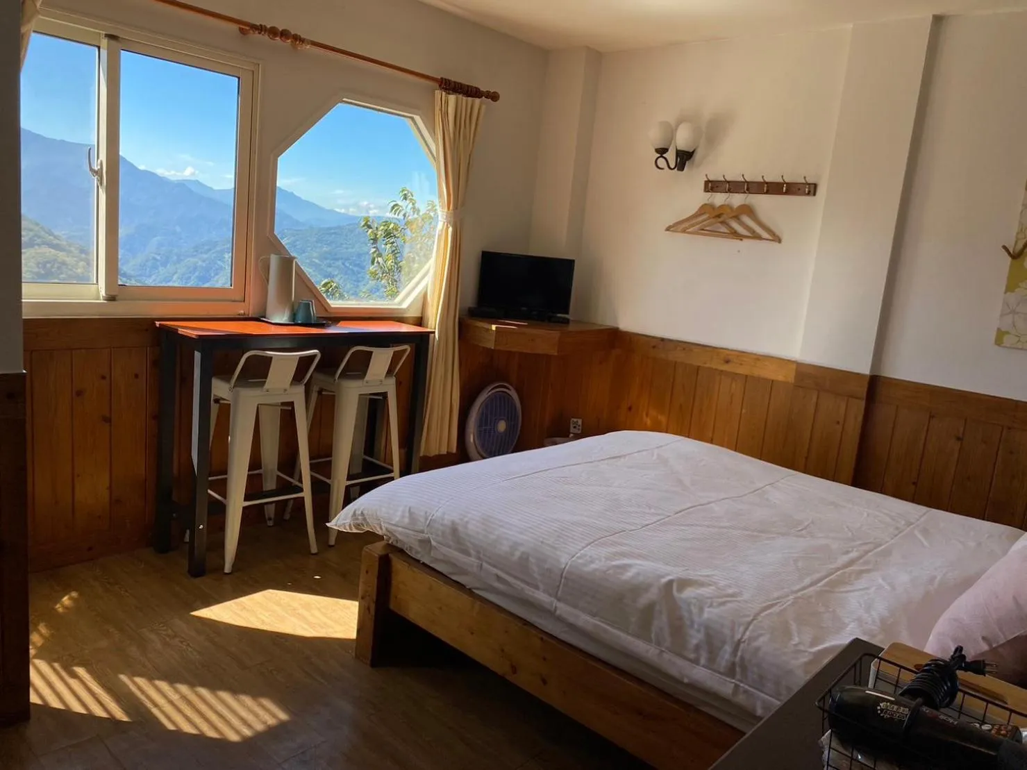 Bed in Shan Shui-Yuan Vege Guest House