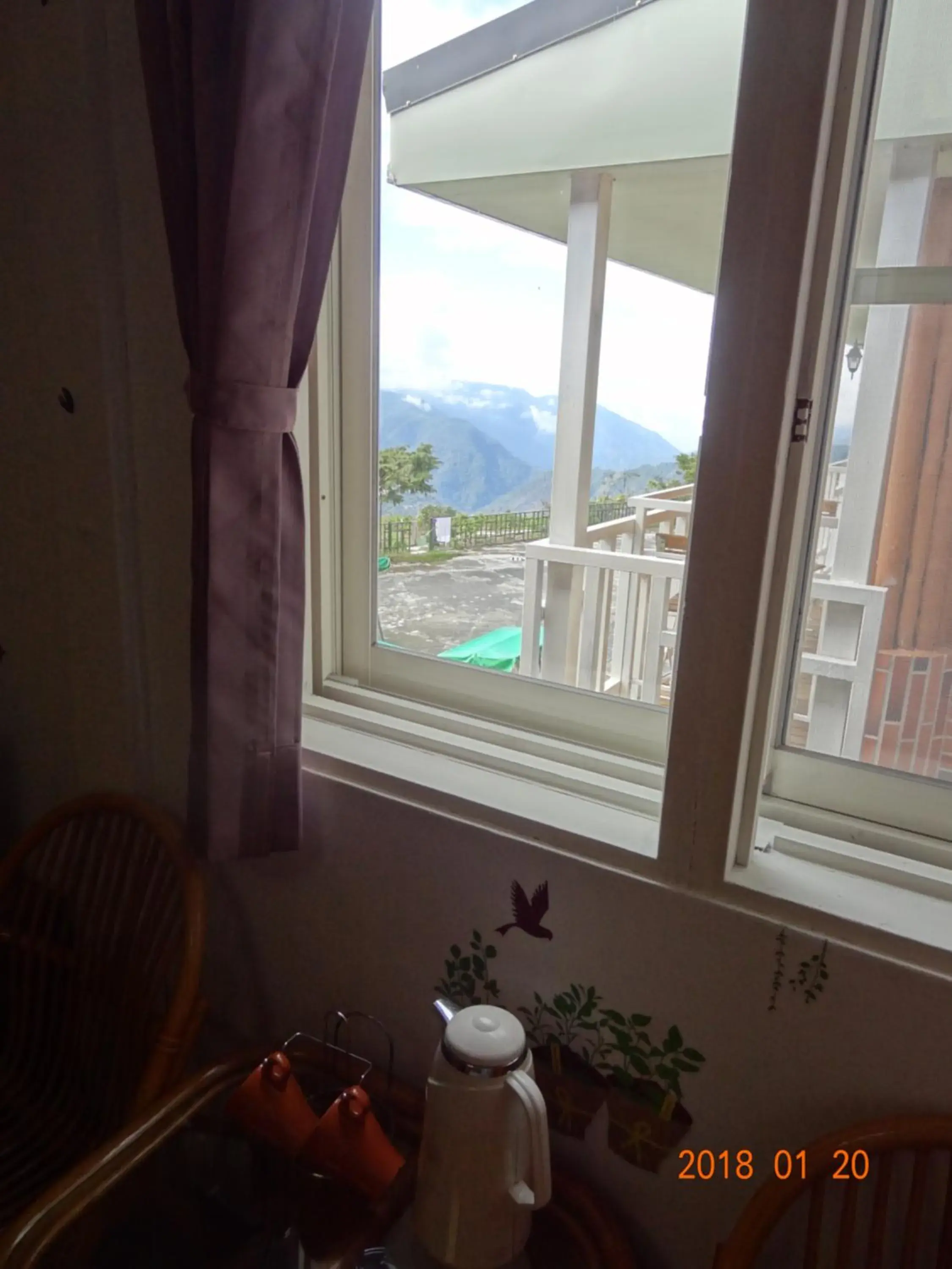 Mountain view in Shan Shui-Yuan Vege Guest House Mountain view in Shan Shui-Yuan Vege Guest House
