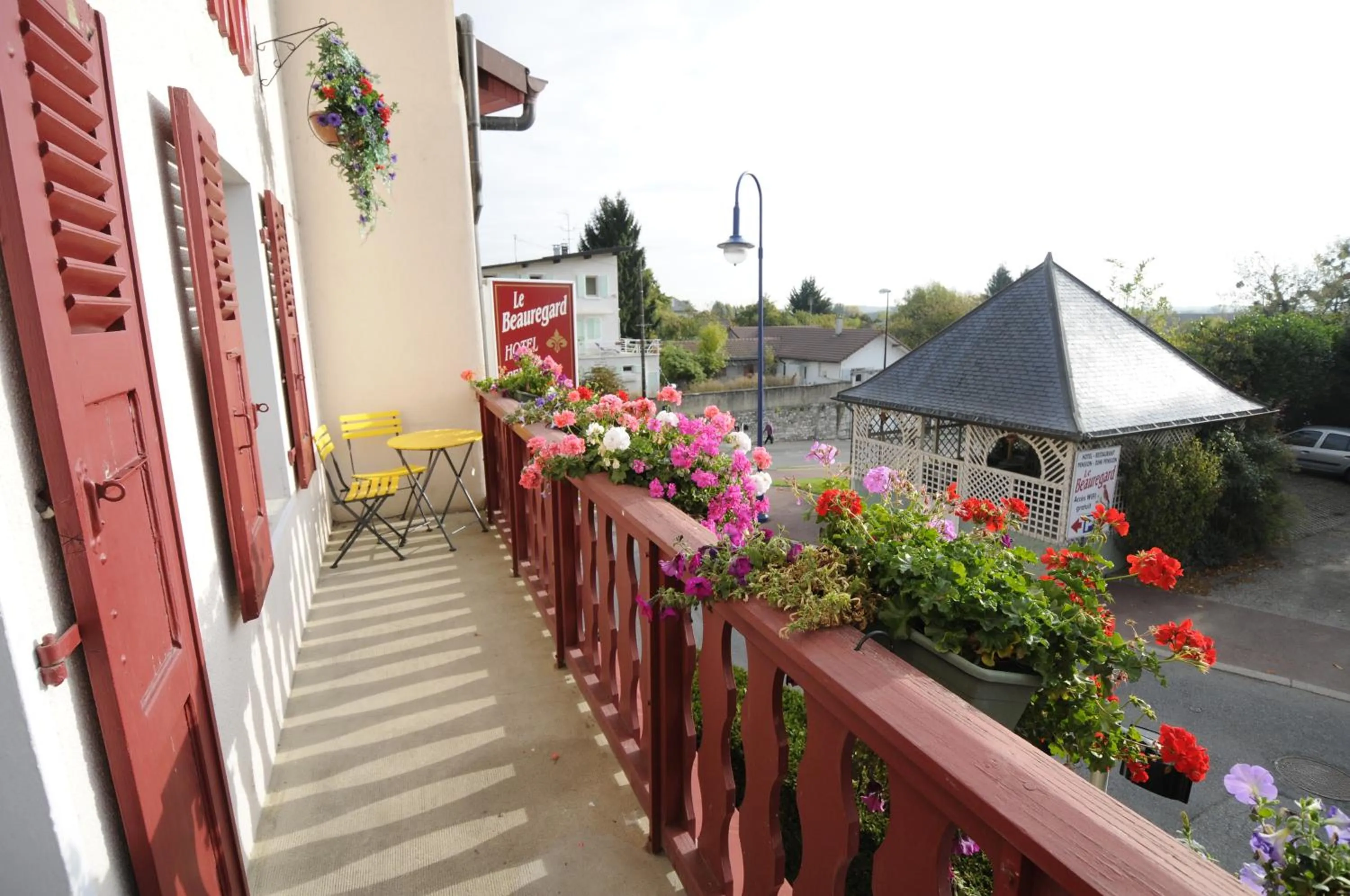 Balcony/Terrace in Hotel Le Beauregard