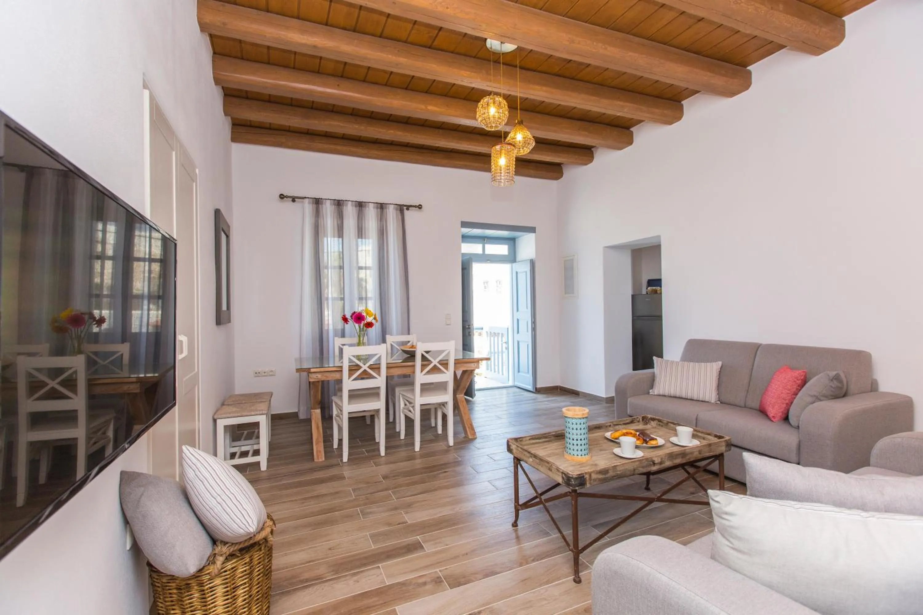 Living room in Castle Mansions