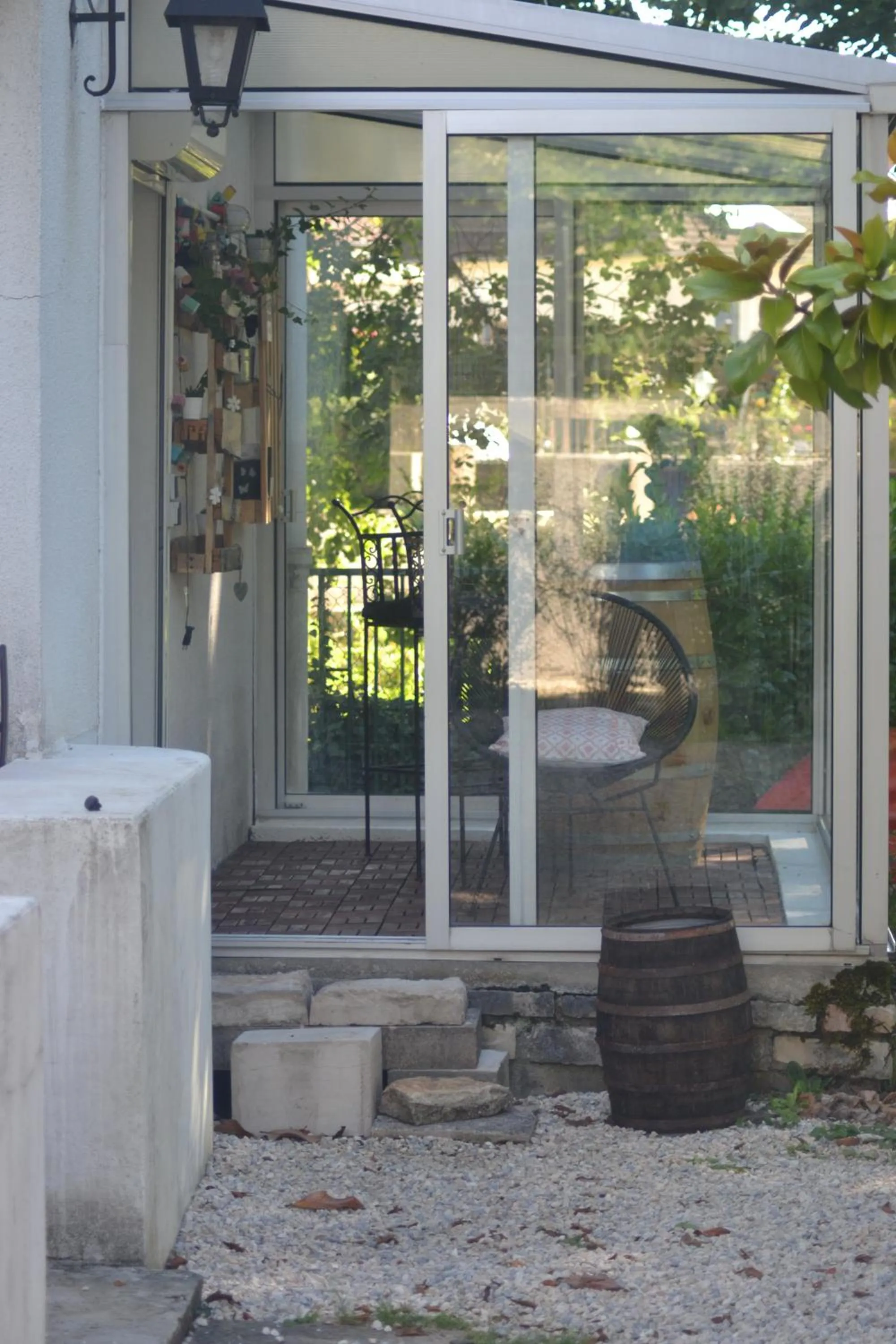 Seating area in Les Cottages de la Norge