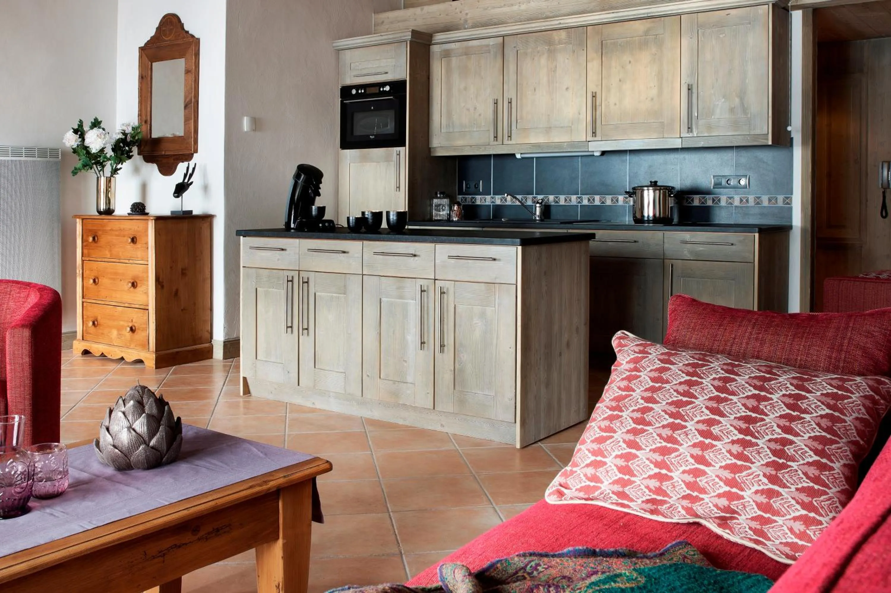 Living room in CGH Résidences & Spas Le Télémark