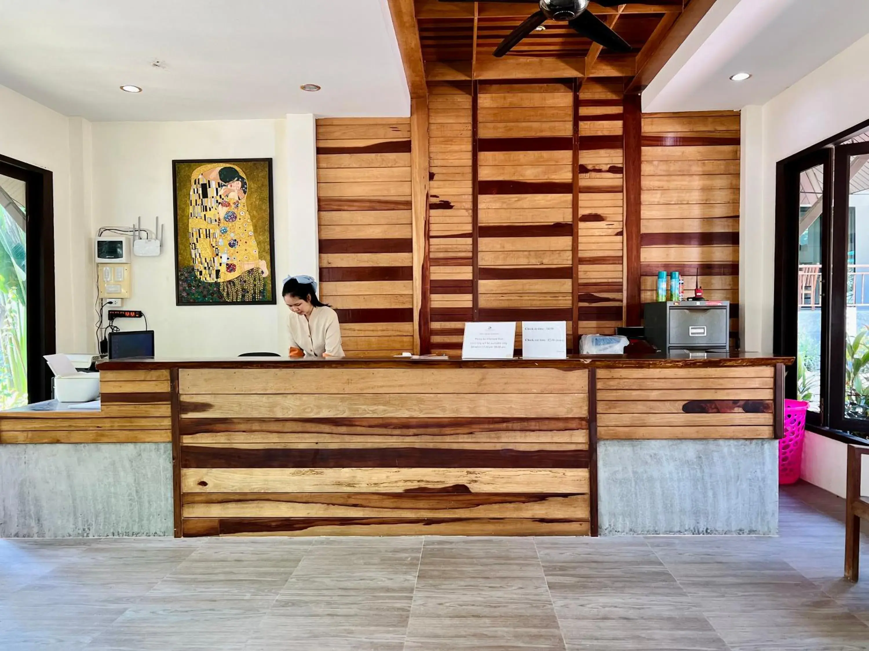 Lobby or reception in Dream Valley Resort, Tonsai Beach Lobby or reception in Dream Valley Resort, Tonsai Beach