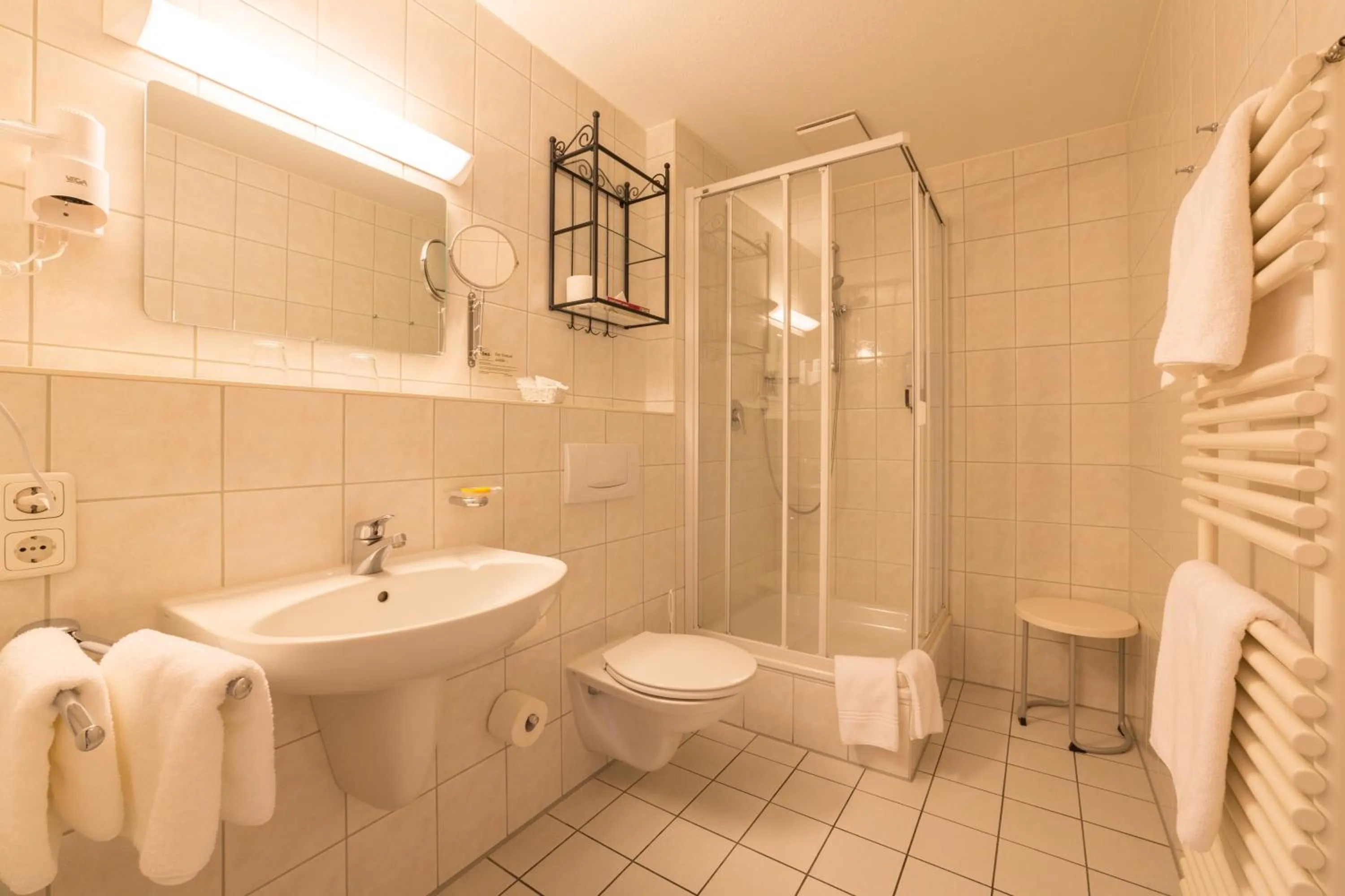 Shower in Hotel Bayernwinkel - Yoga & Ayurveda