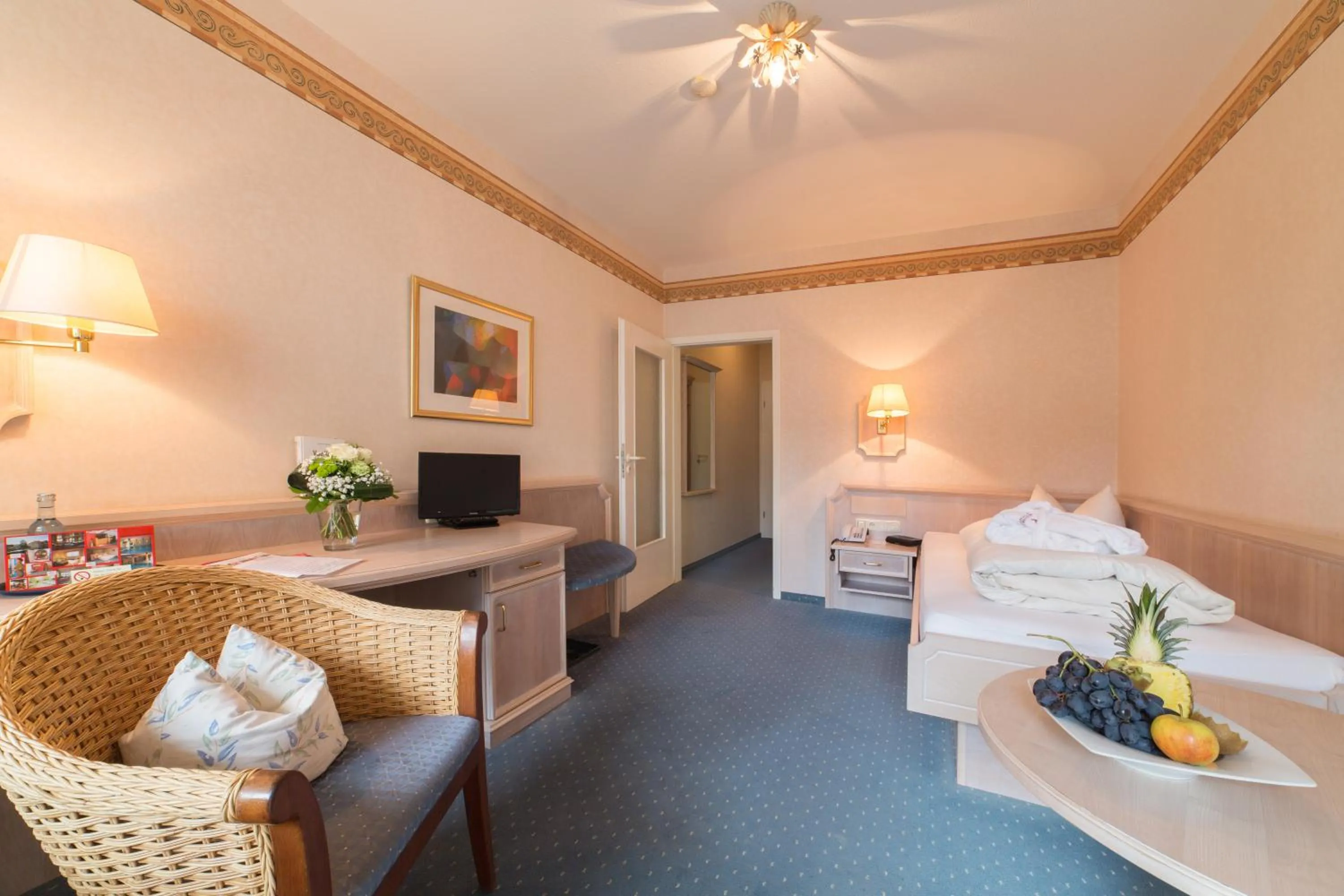 Bedroom, Bed in Hotel Bayernwinkel - Yoga & Ayurveda