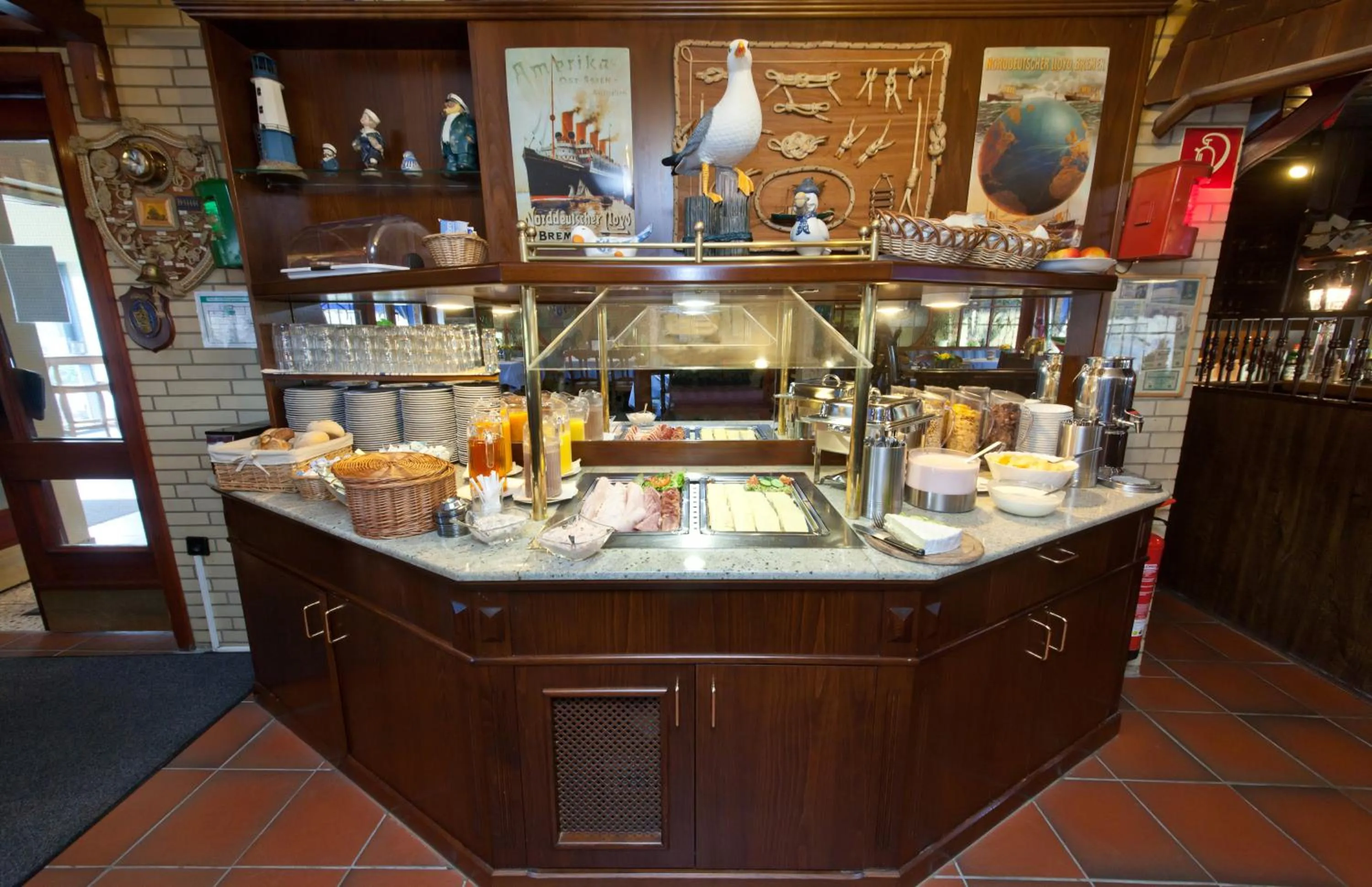 Restaurant/places to eat in Hotel Hagemann Hamburg Hafen