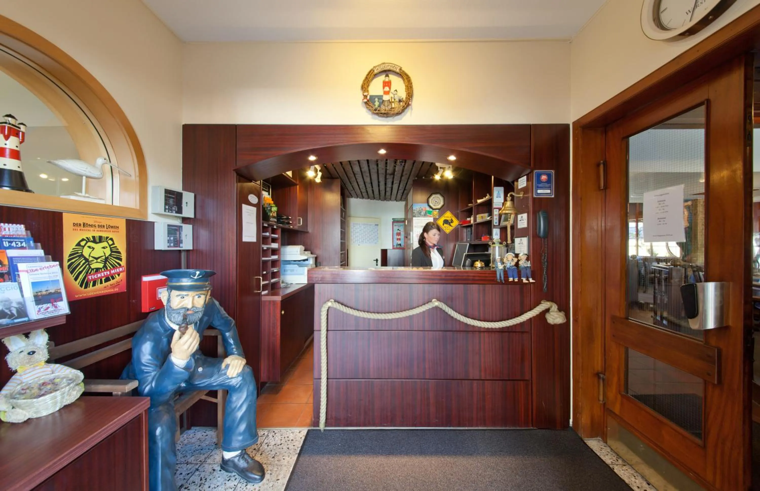 Lobby or reception in Hotel Hagemann Hamburg Hafen