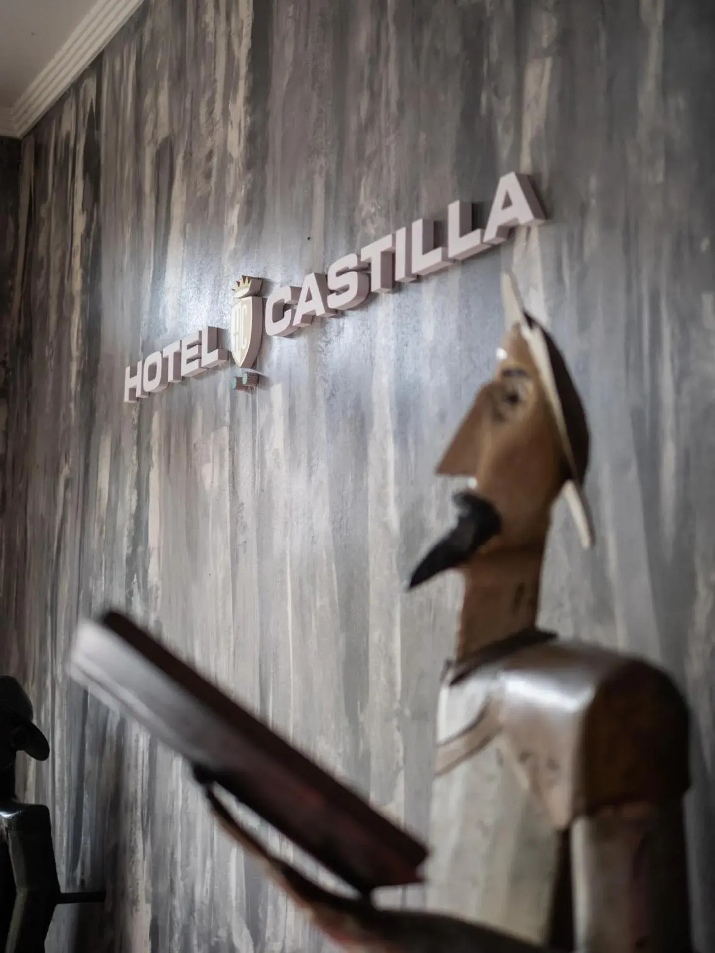 Lobby or reception in Hotel Castilla Lobby or reception in Hotel Castilla