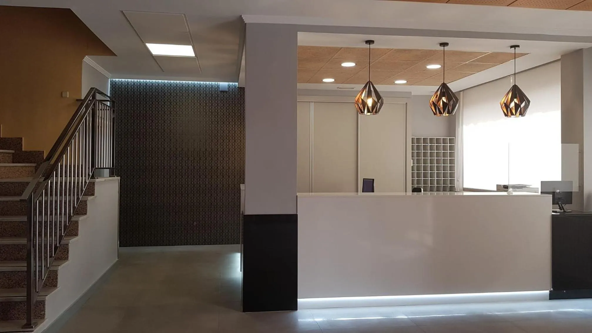 Lobby or reception in Hotel Castilla