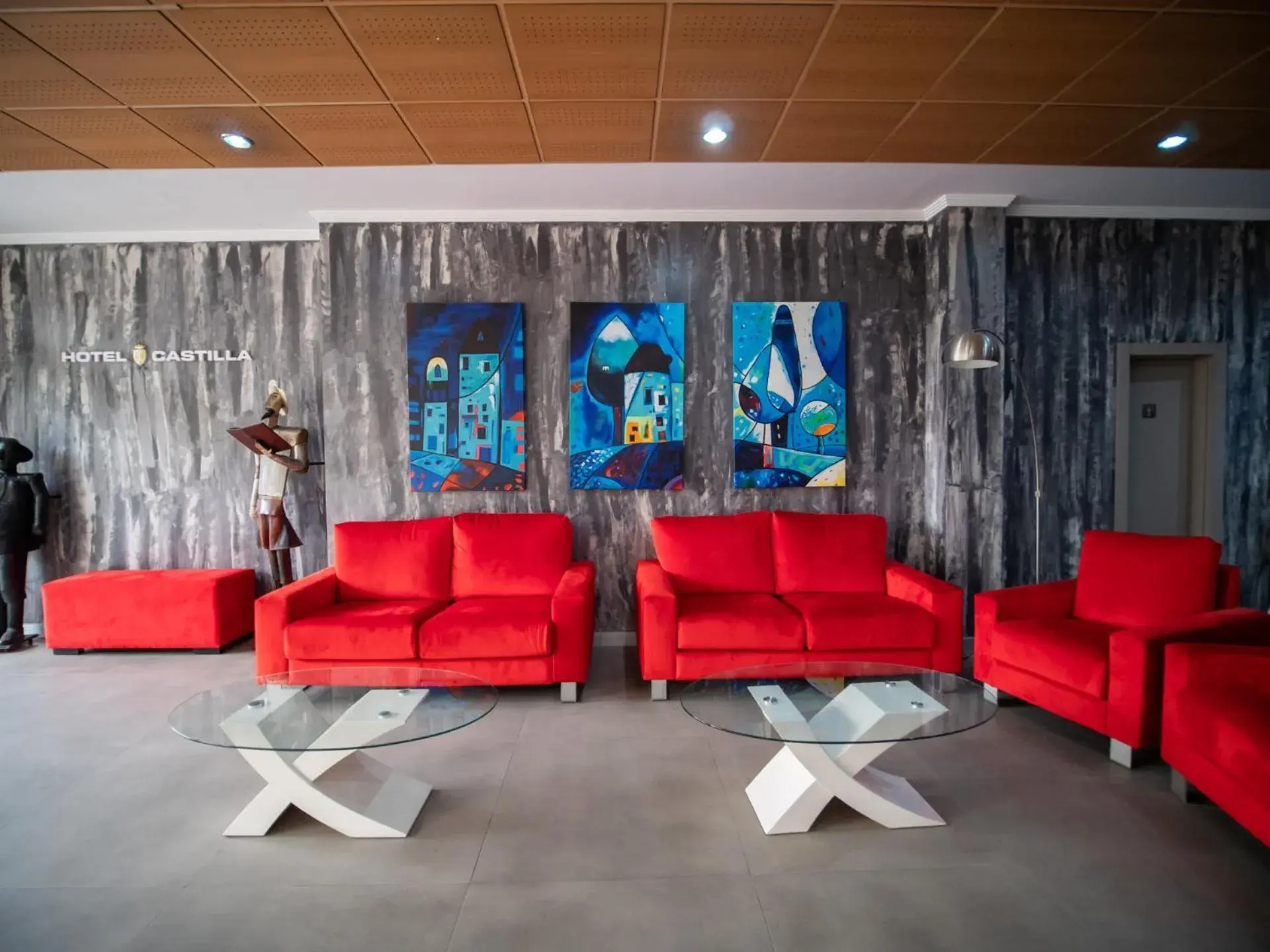 Lobby or reception in Hotel Castilla Lobby or reception in Hotel Castilla