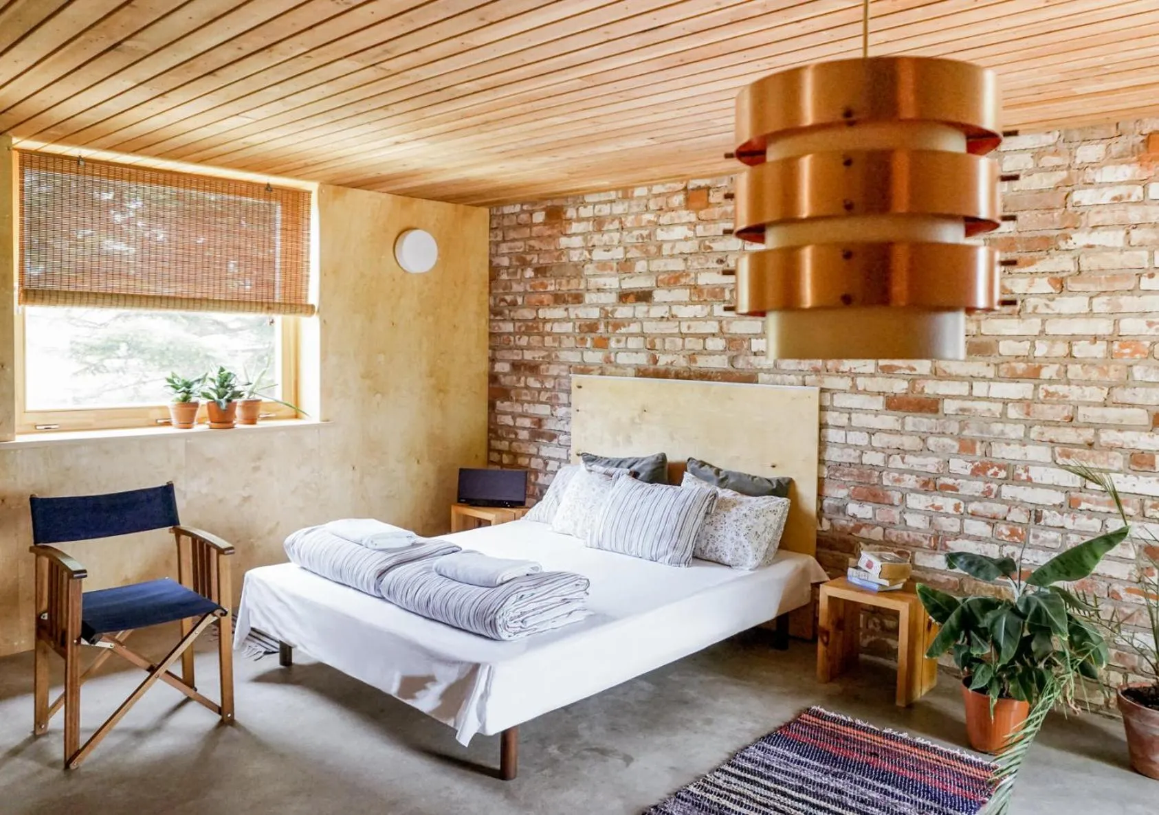 Bed in Vēju Paradīze