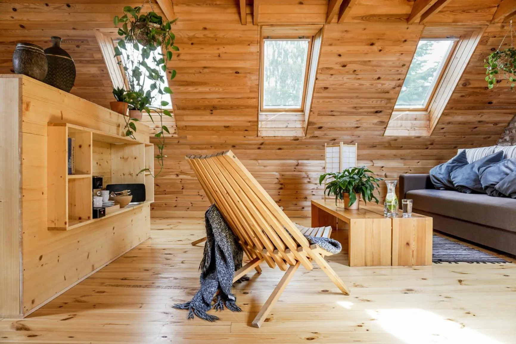 Living room in Vēju Paradīze