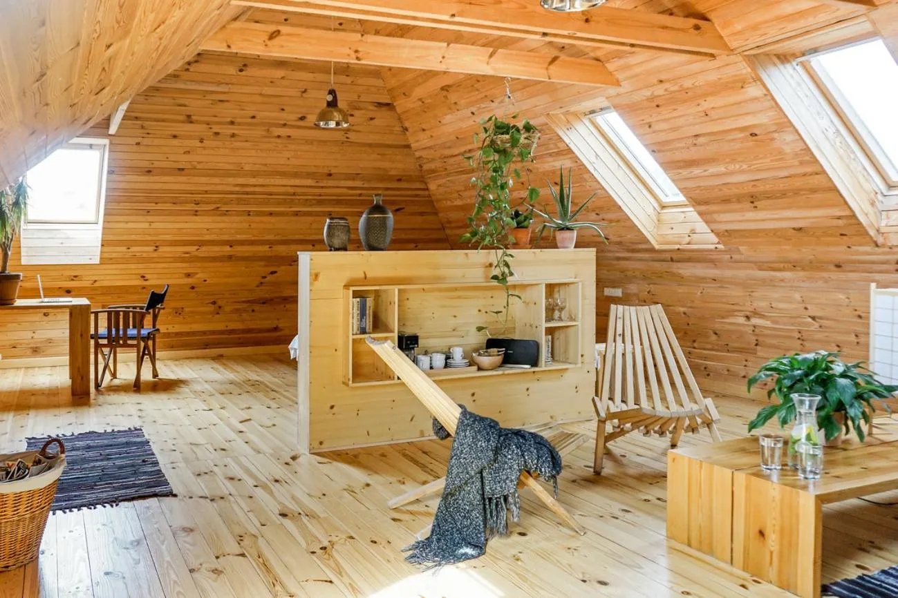 Living room in Vēju Paradīze