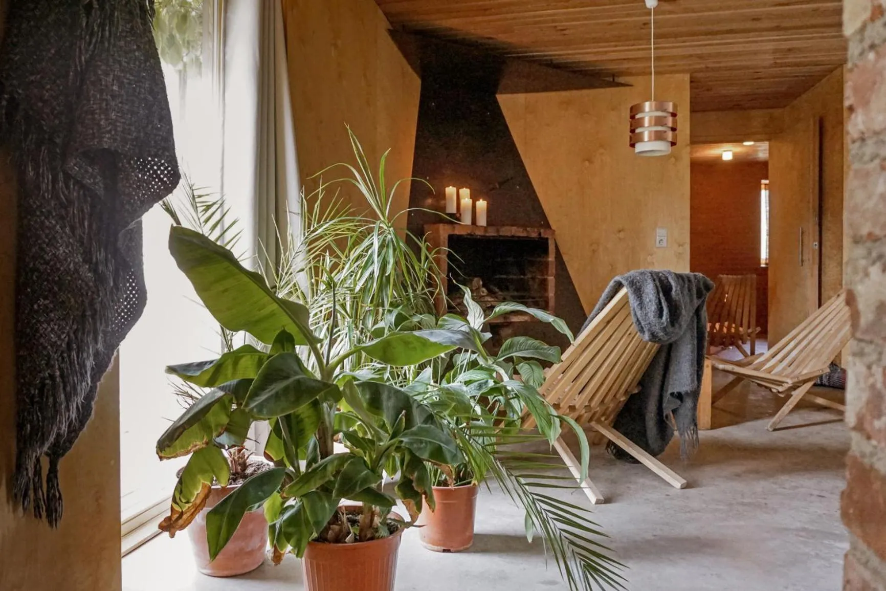 Seating area in Vēju Paradīze