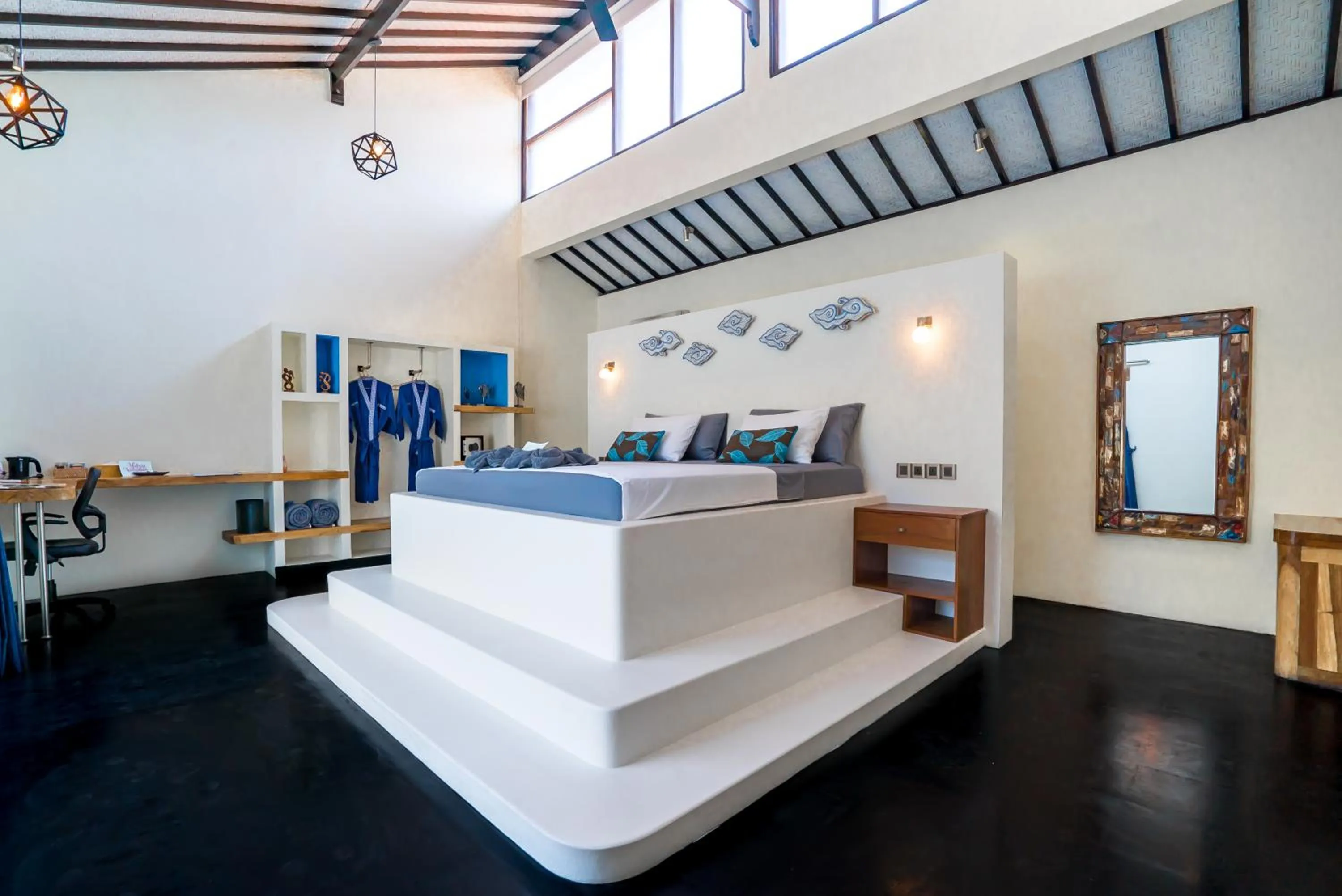 Bed in Stay Shark Villas Gili Air