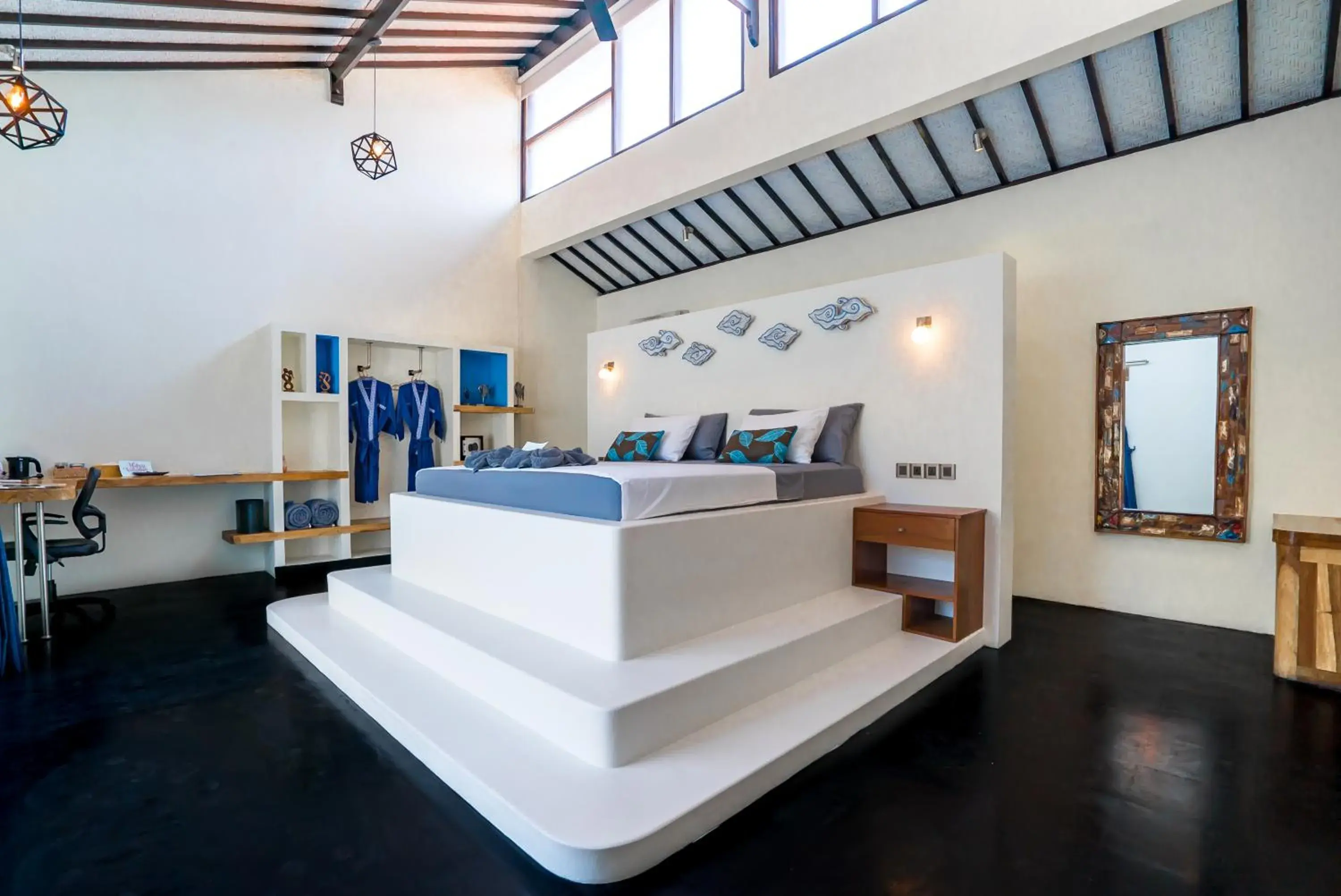 Bed in Stay Shark Villas Gili Air Bed in Stay Shark Villas Gili Air
