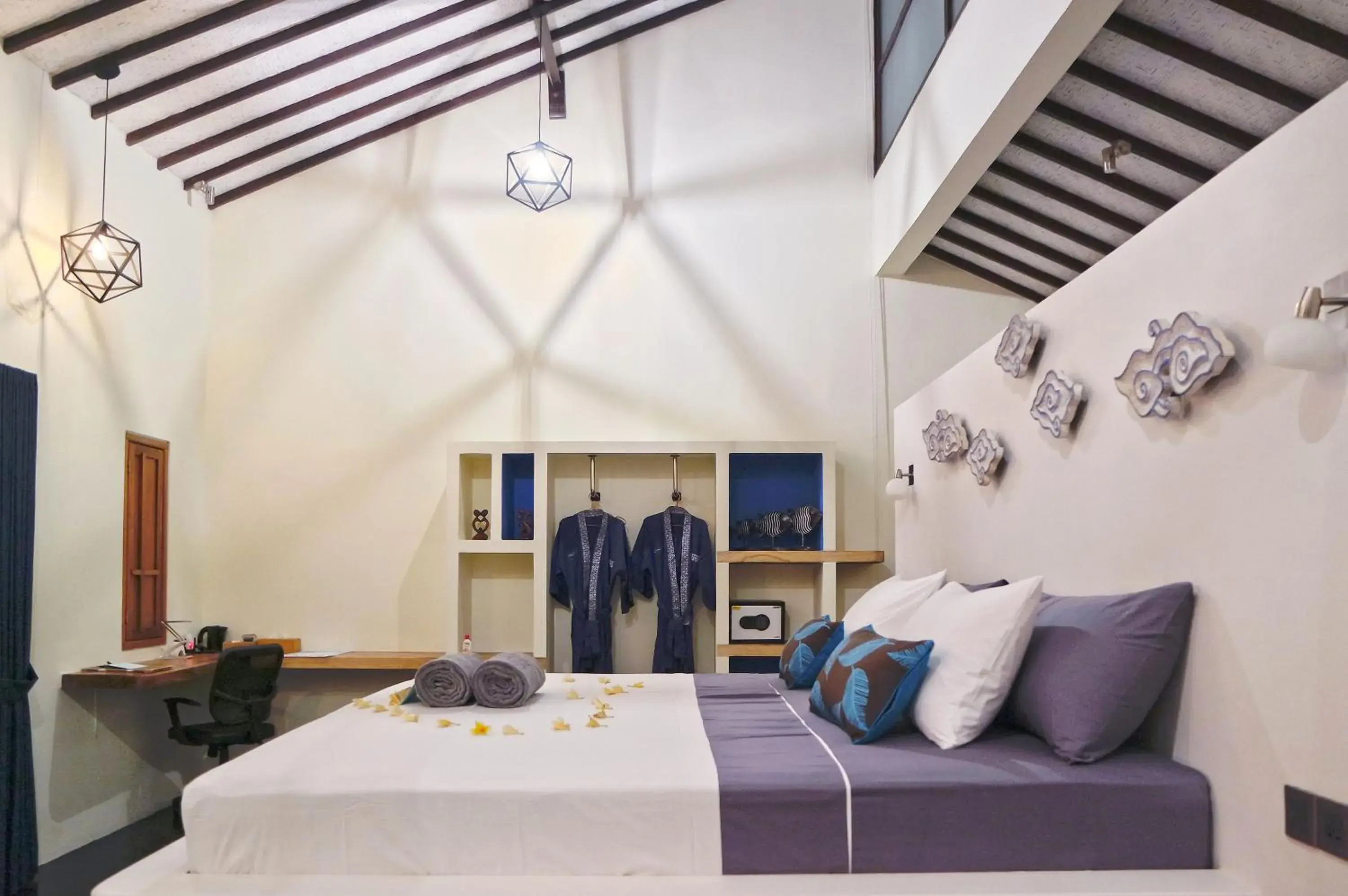 Bed in Stay Shark Villas Gili Air Bed in Stay Shark Villas Gili Air