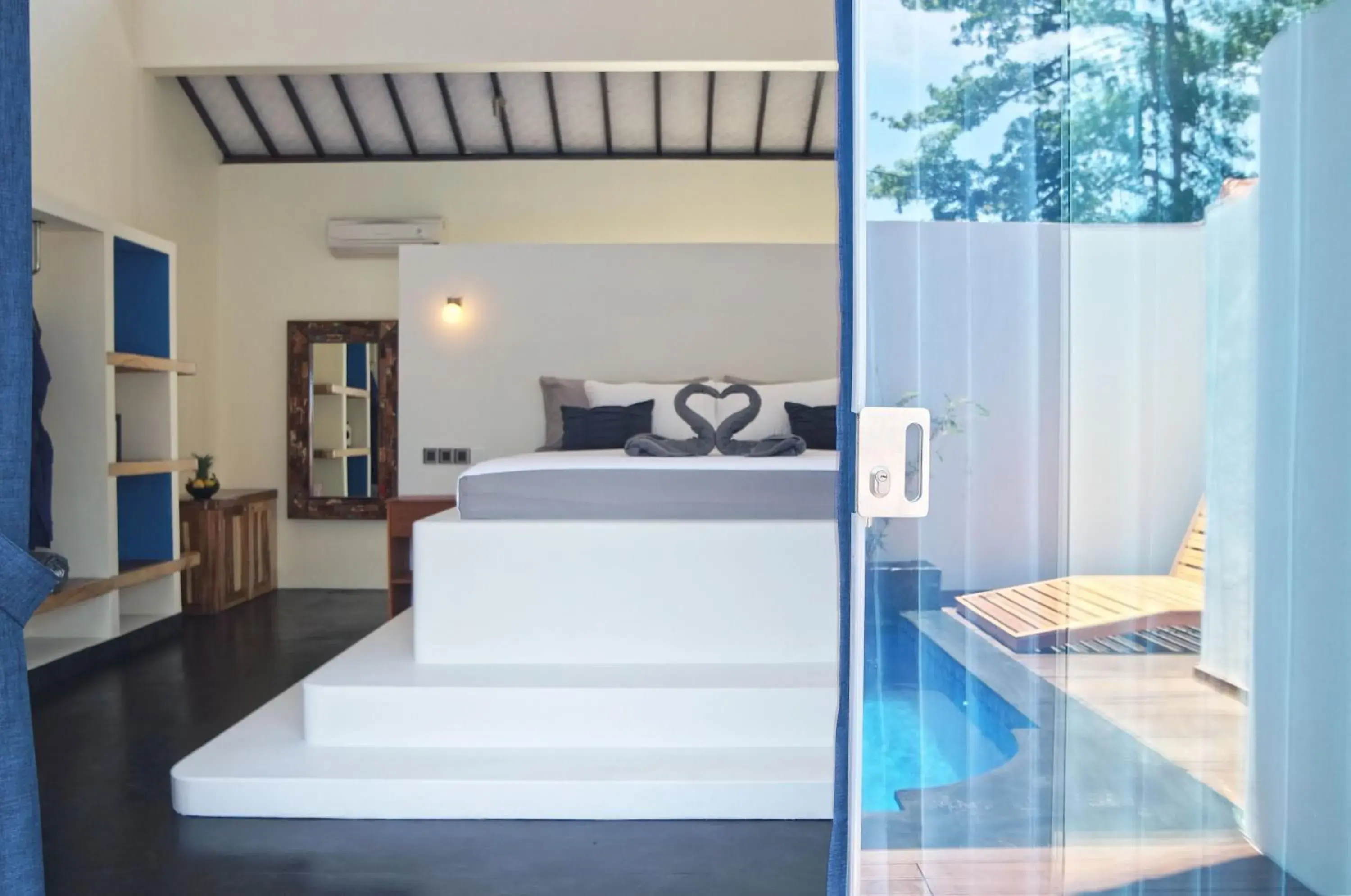 Bed in Stay Shark Villas Gili Air Bed in Stay Shark Villas Gili Air