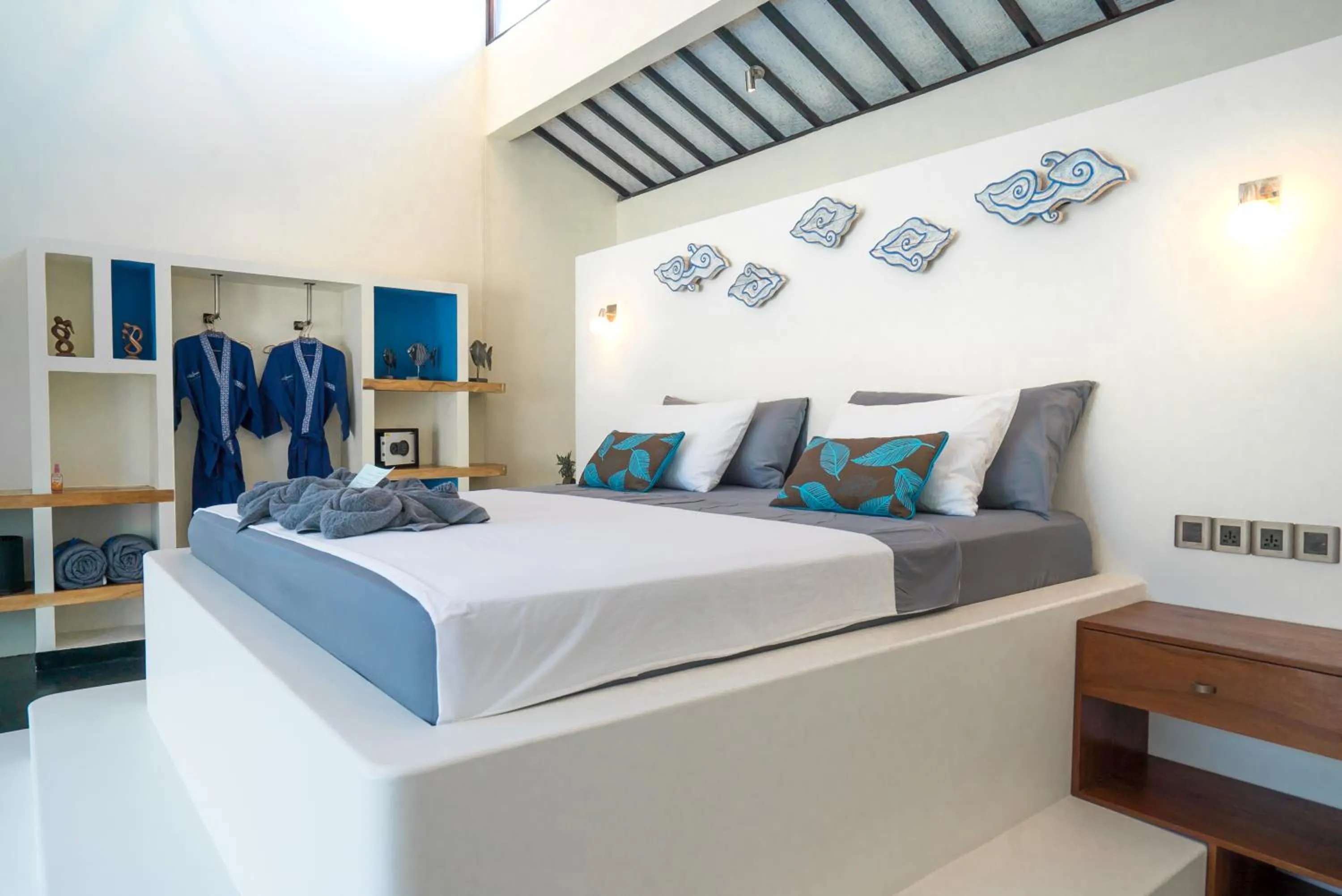 Bed in Stay Shark Villas Gili Air
