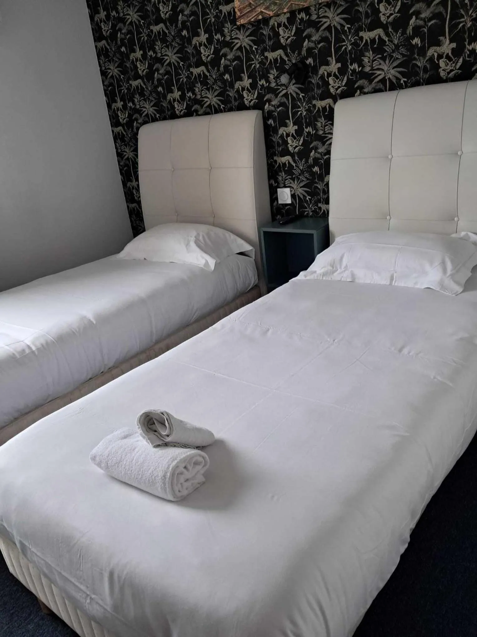 Bed in Astrotel Romorantin-Lanthenay Soirée étape